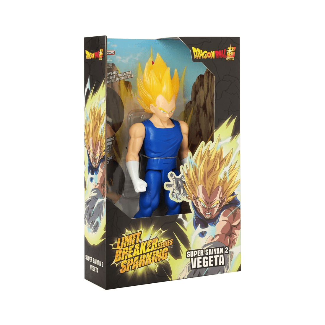 3 Bandai Dragon Ball Super: Limit Breaker Series Sparking Super Saiyan 2 Vegeta 12 inch Figure, 3 of 10