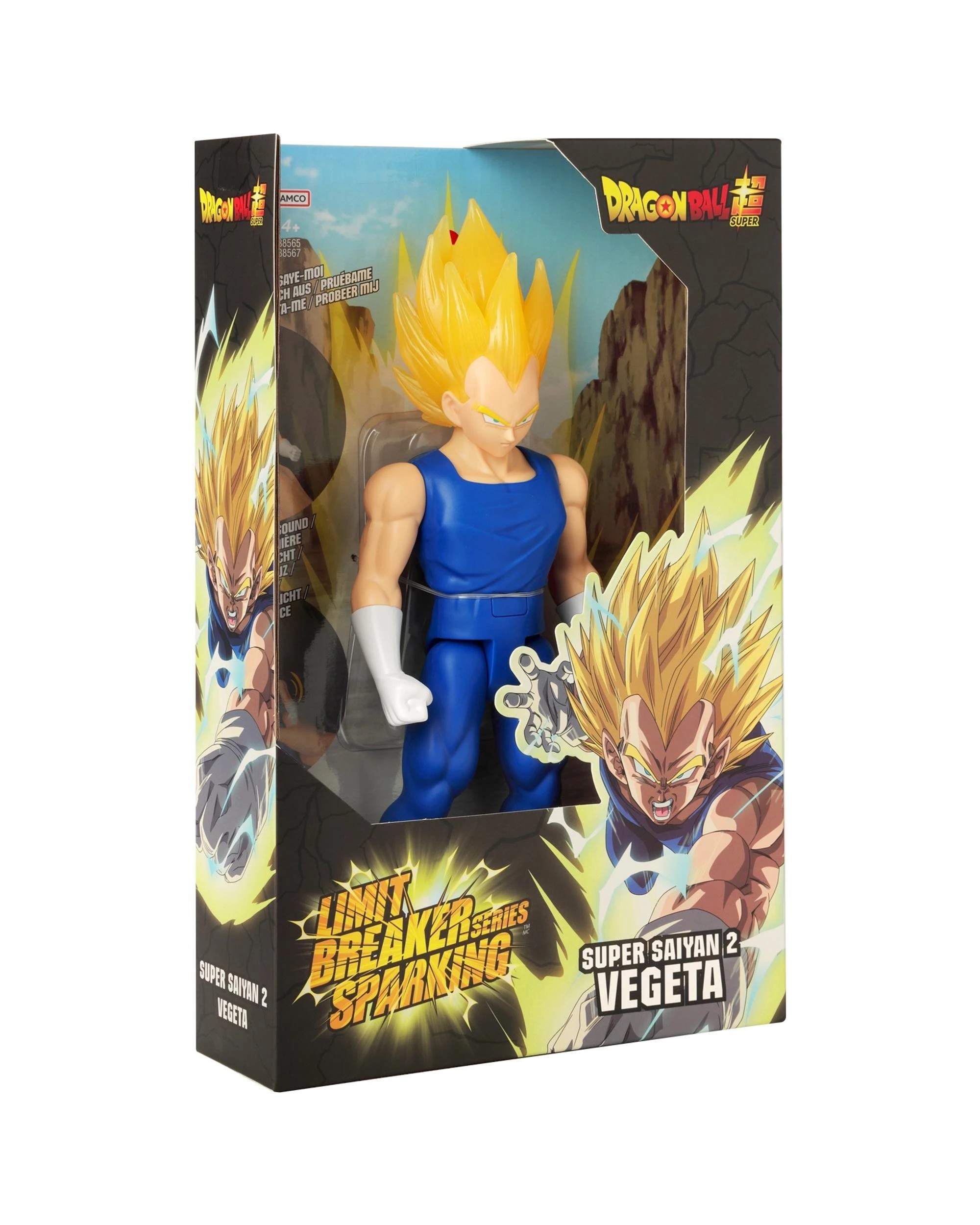 3 Dragon Ball Super: Limit Breaker Series Sparking Super Saiyan 2 Vegeta 12 inch Figure, 3 of 10