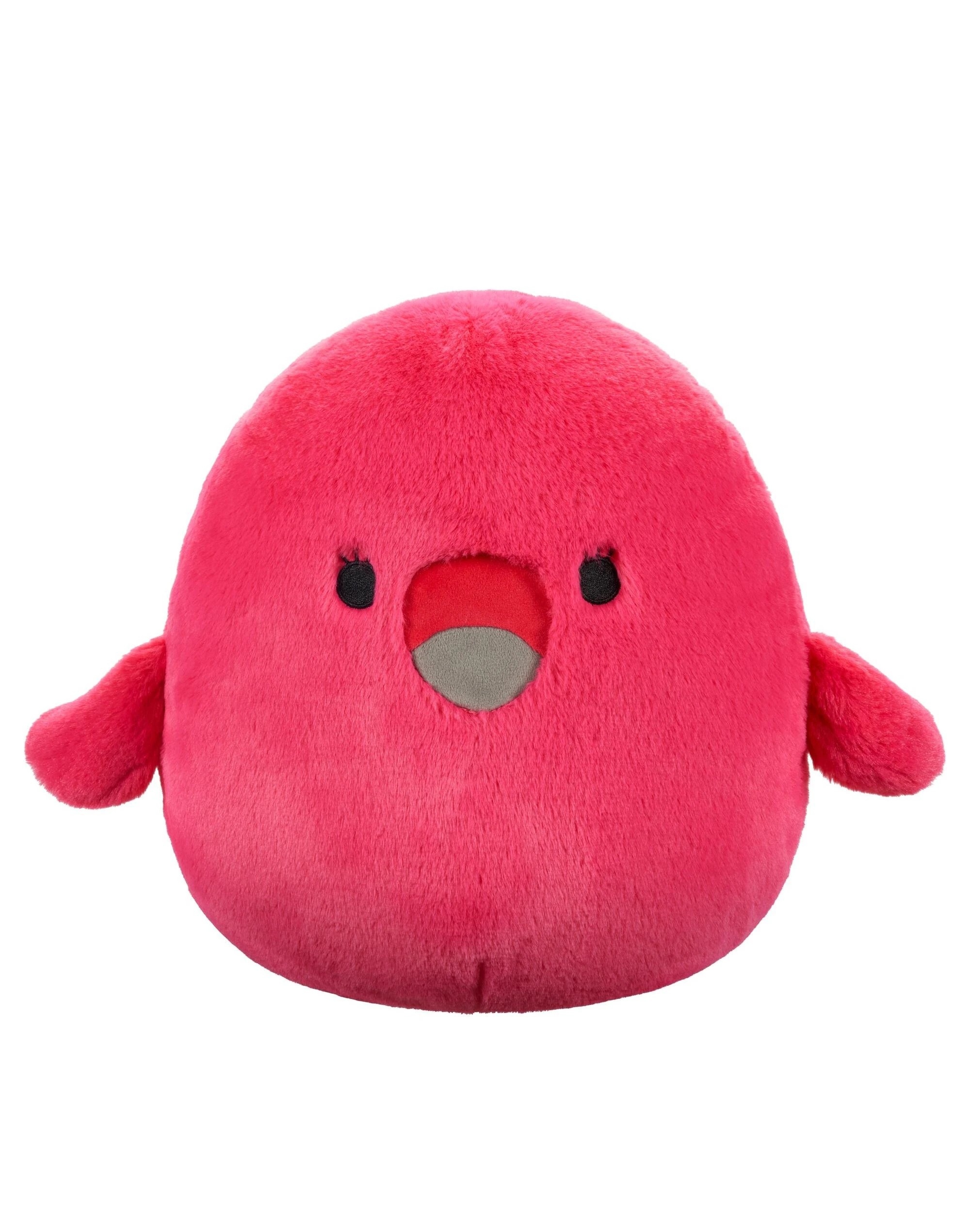 2 Squishmallows Fuzzamallows Cookie the Flamingo 12 inch Plush - Pink, 2 of 5