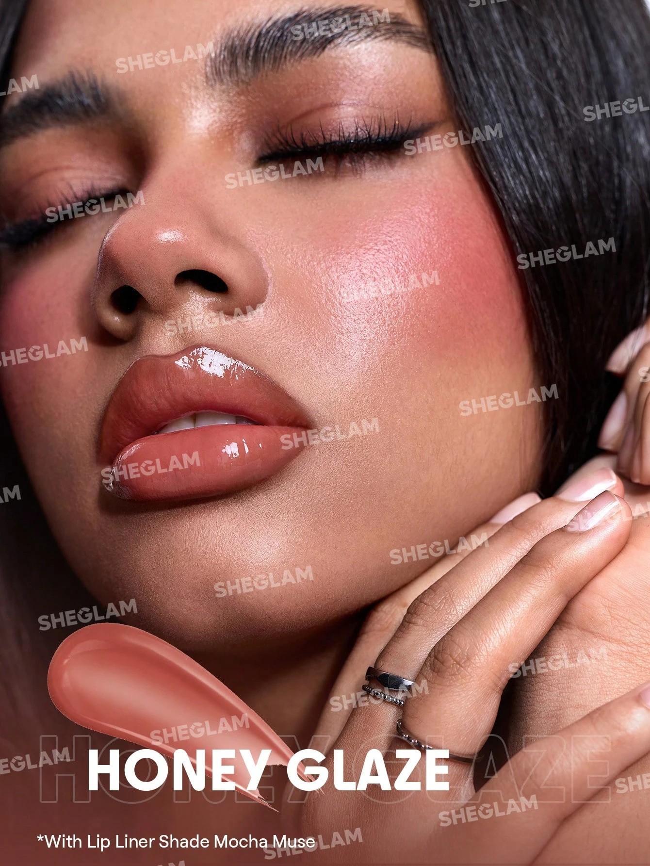 4 SHEGLAM Bold Booster Lip Plumper - Honey Glaze, 4 of 8