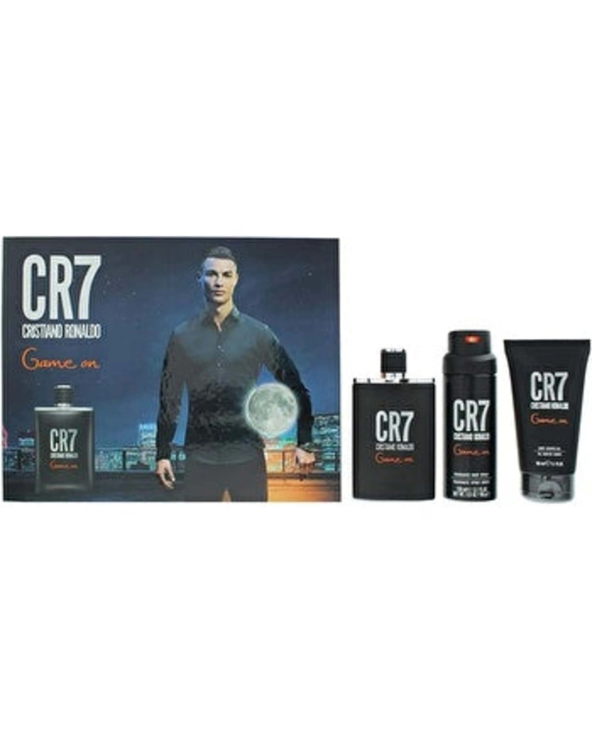 1 Cristiano Ronaldo Cr7 Game On Man Set Eau De Toilette & Sg 150ml & Body Spray 150ml 100ml, 1 of 1