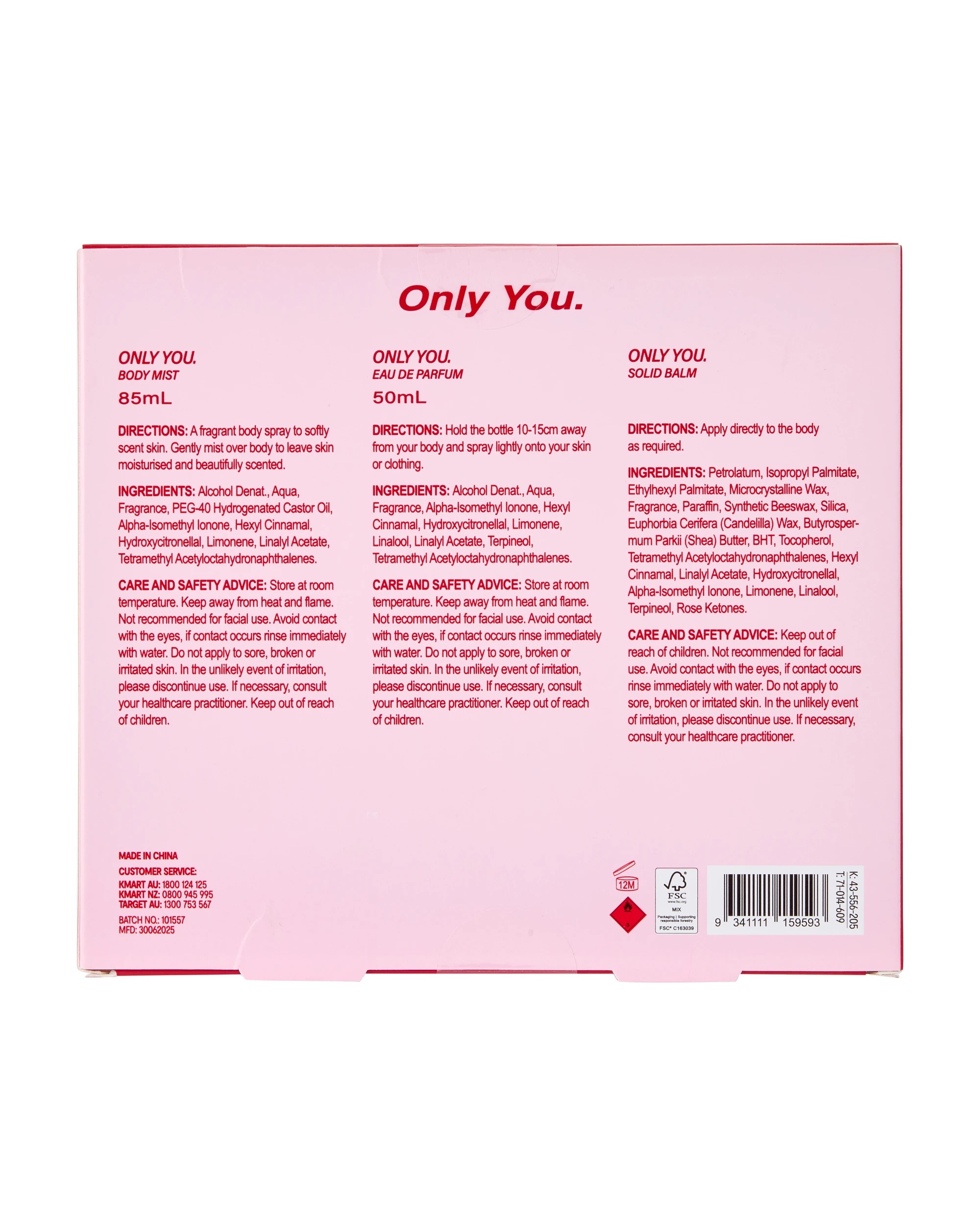 7 OXX Fragrance Set - Only You, 7 of 7