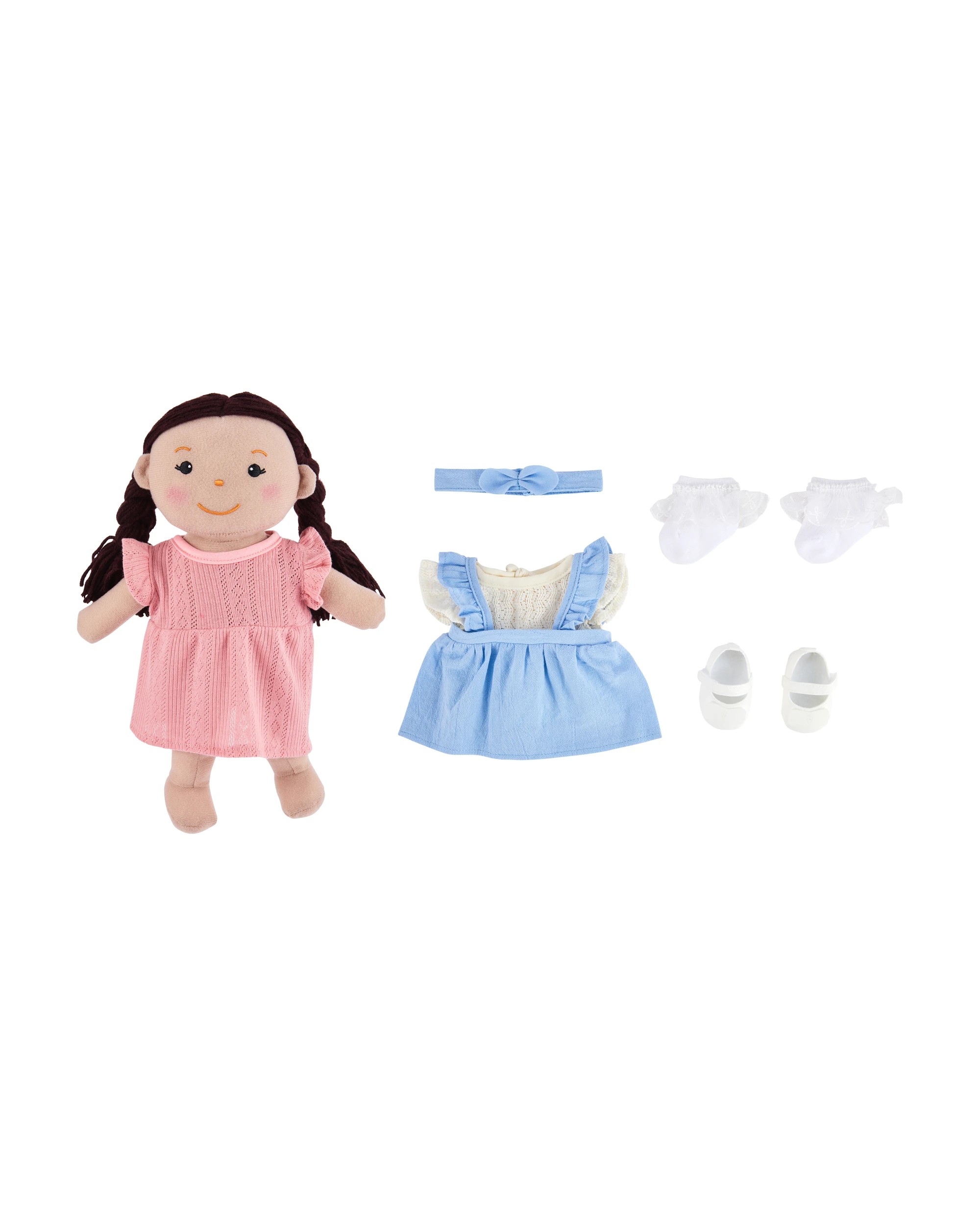 2 Kindred Folk Little Plush Doll Set - Ava, 2 of 6