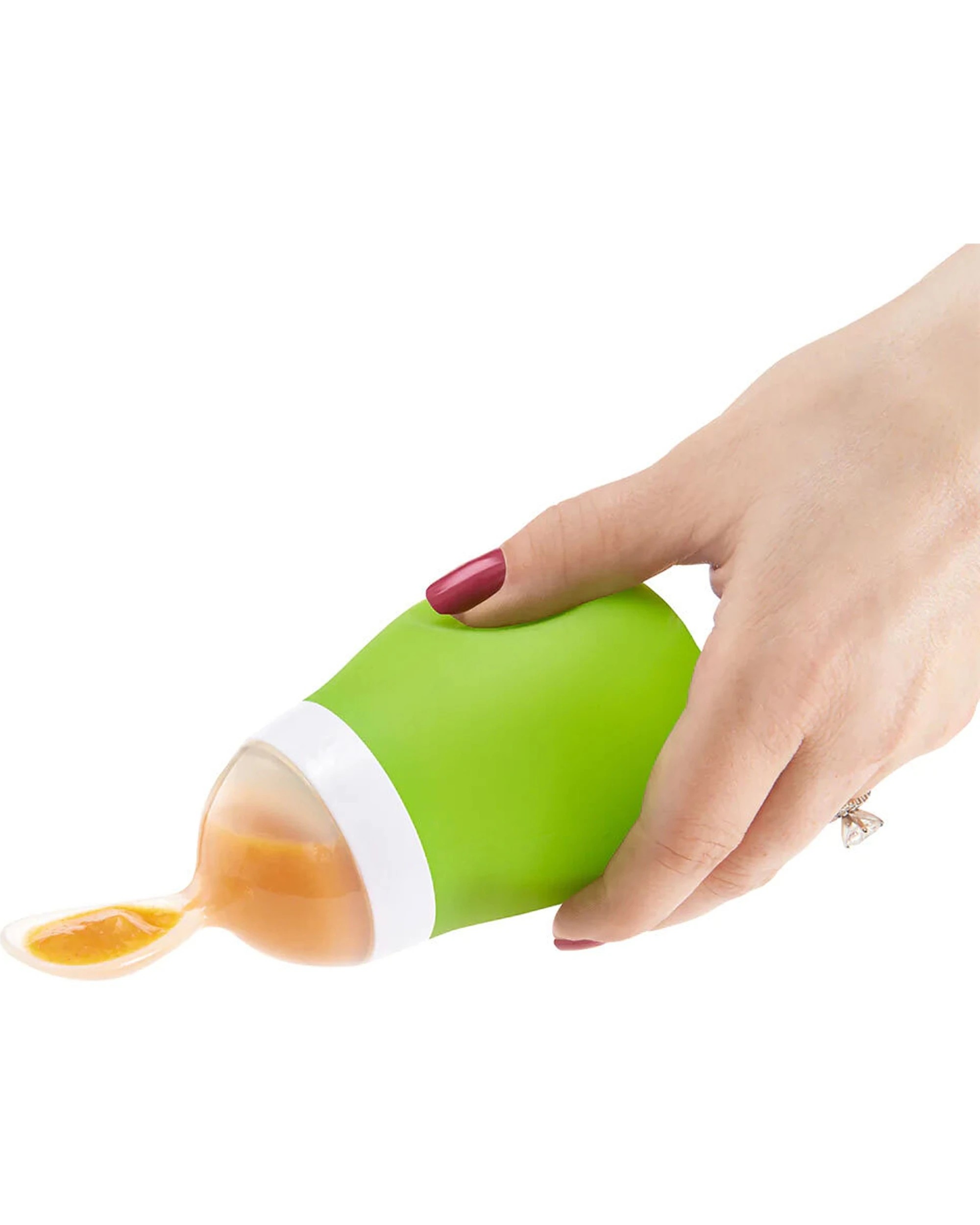 6 Munchkin Baby Squeeze Food Dispensing Spoon Less Mess For Puree 4 Months - Assorted, 6 of 9
