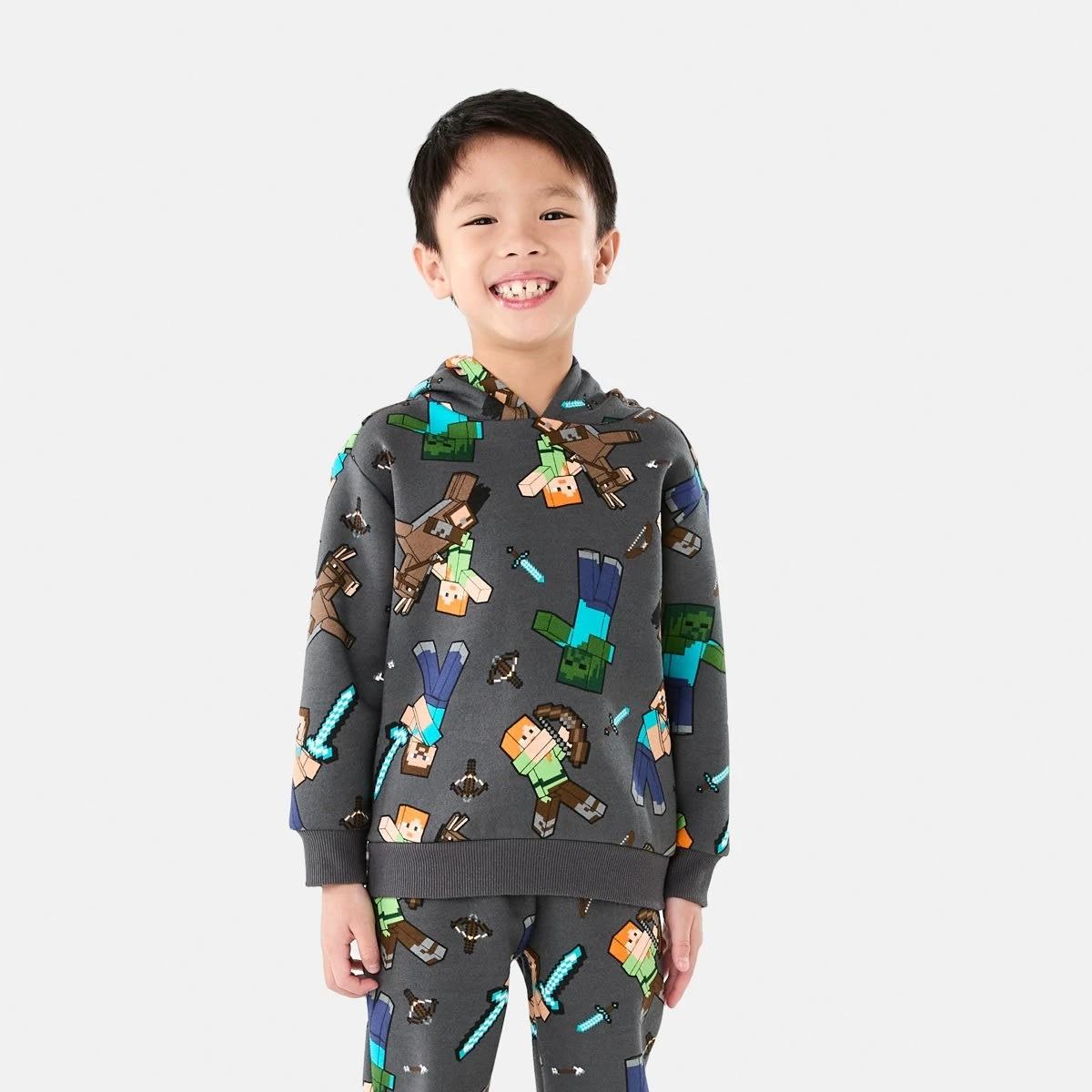 1 Minecraft License Print Hoodie Minecraft, 1 of 3