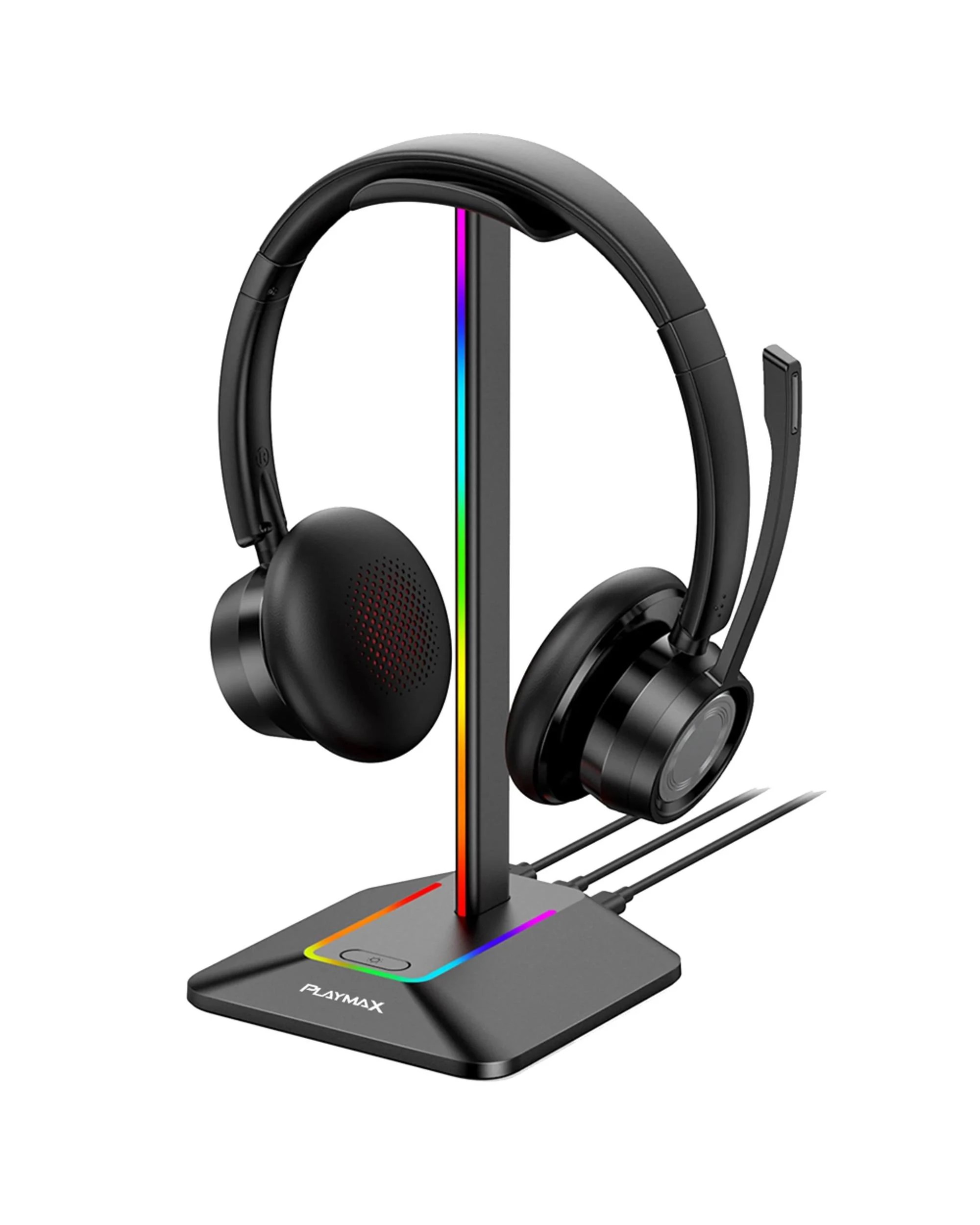 3 Playmax RGB Headset Stand - Black, 3 of 3
