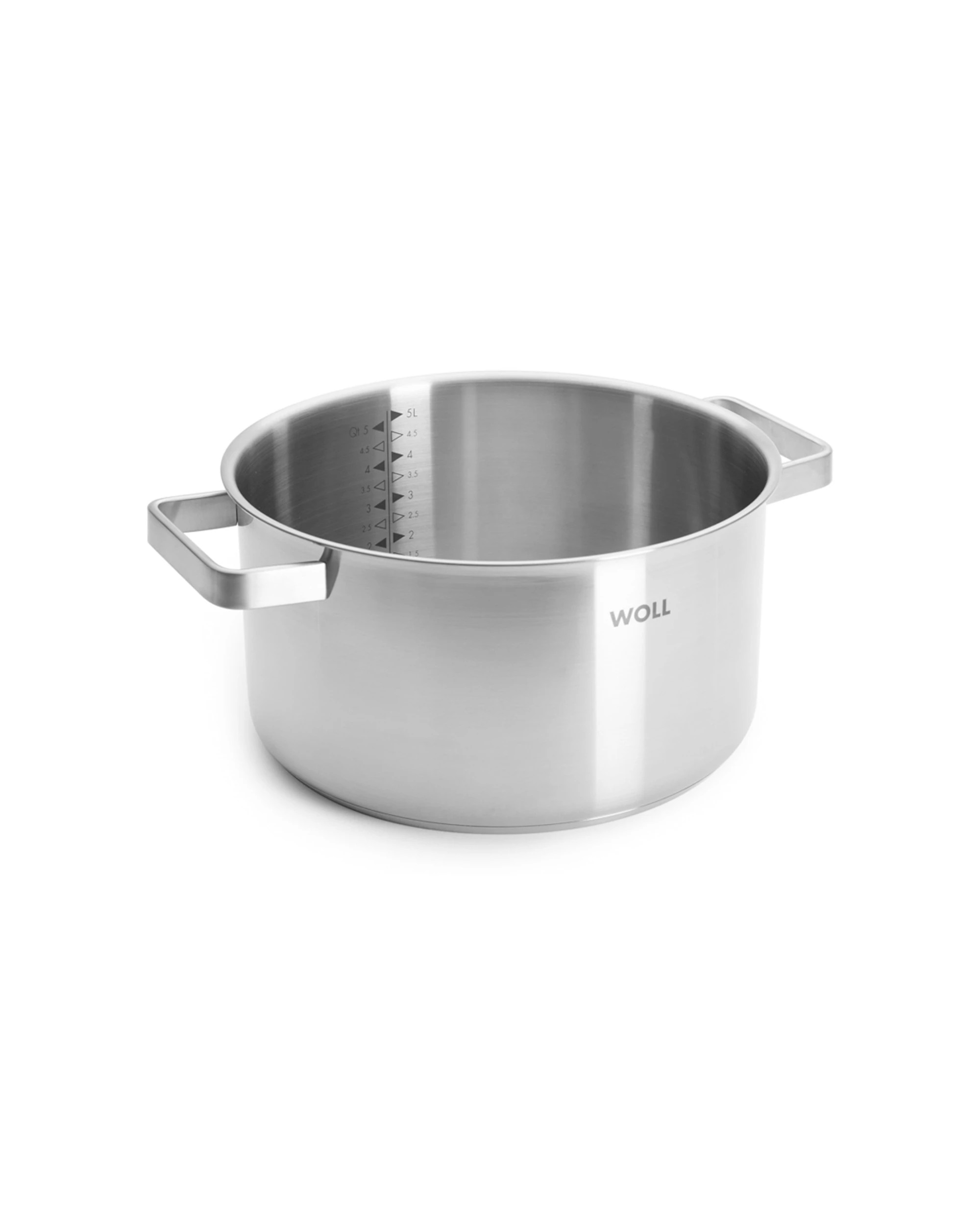 2 Woll Steel Stock Pot With Lid 24cm 7.5L Premium Stainless Steel - Silver, 2 of 6