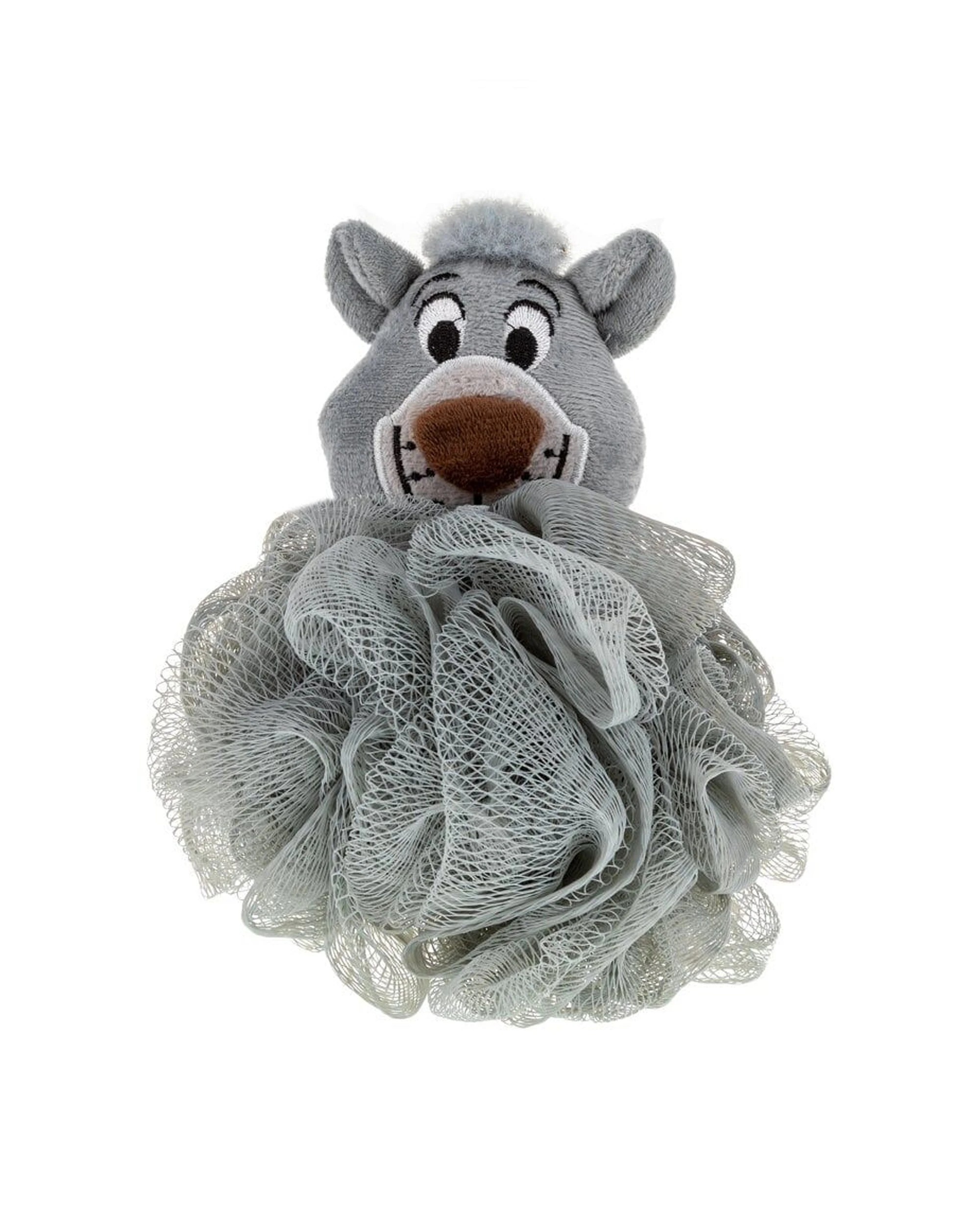 2 Disney 4PK The Jungle Book Baloo Body Exfoliator Shower Loofah Puff - Grey, 2 of 2