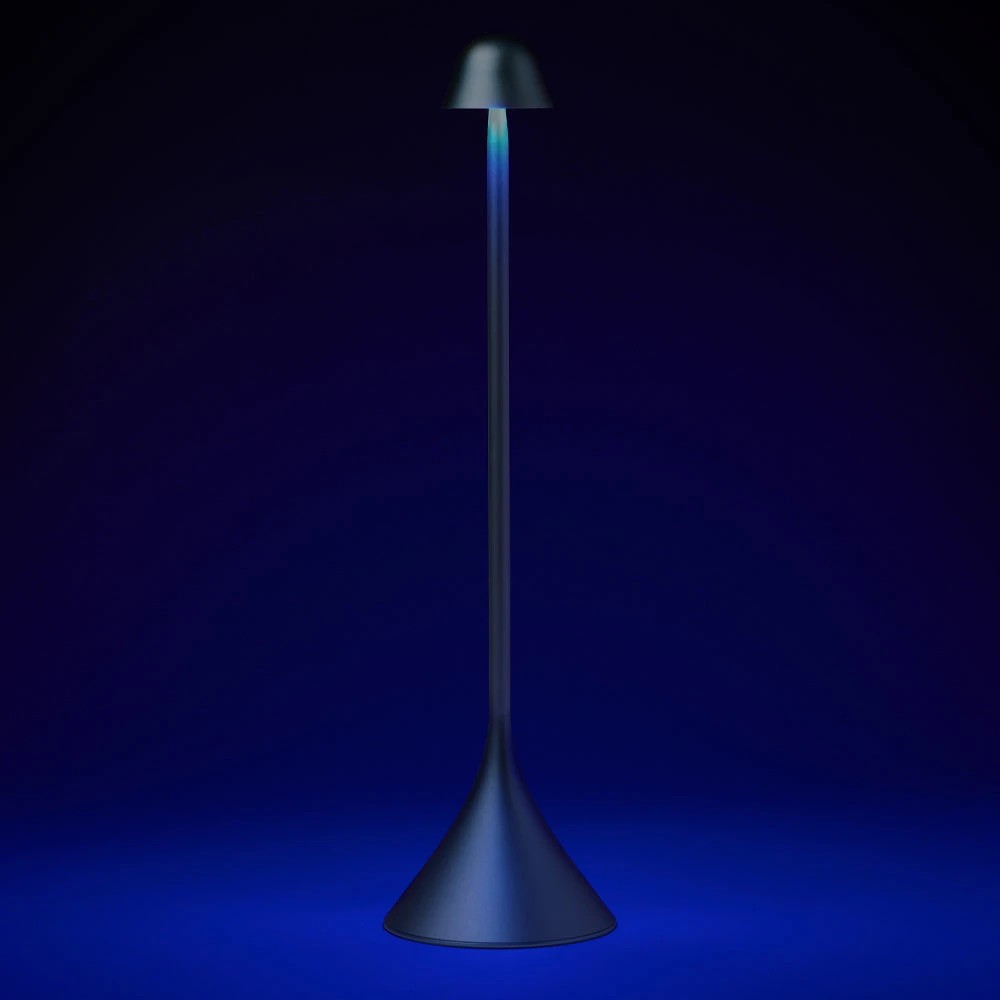 6 Lexon Steli Bell Infinitely Pairable Table Lamp - Blue, 6 of 6