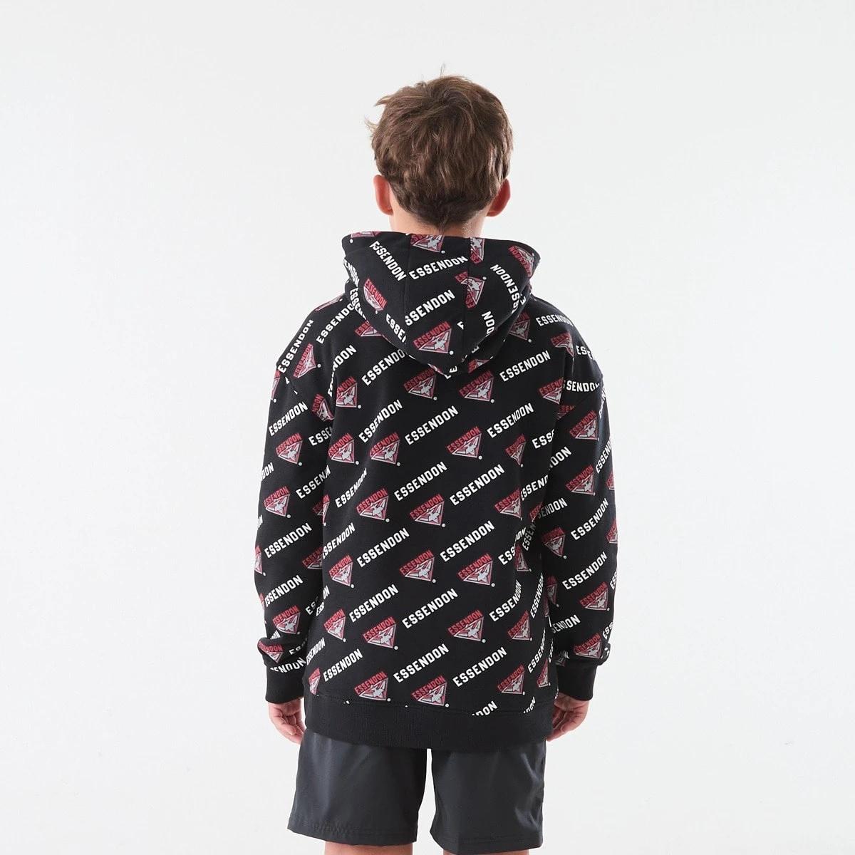 5 Official AFL Kids All Over Print Hoodie Essendon, 5 of 10