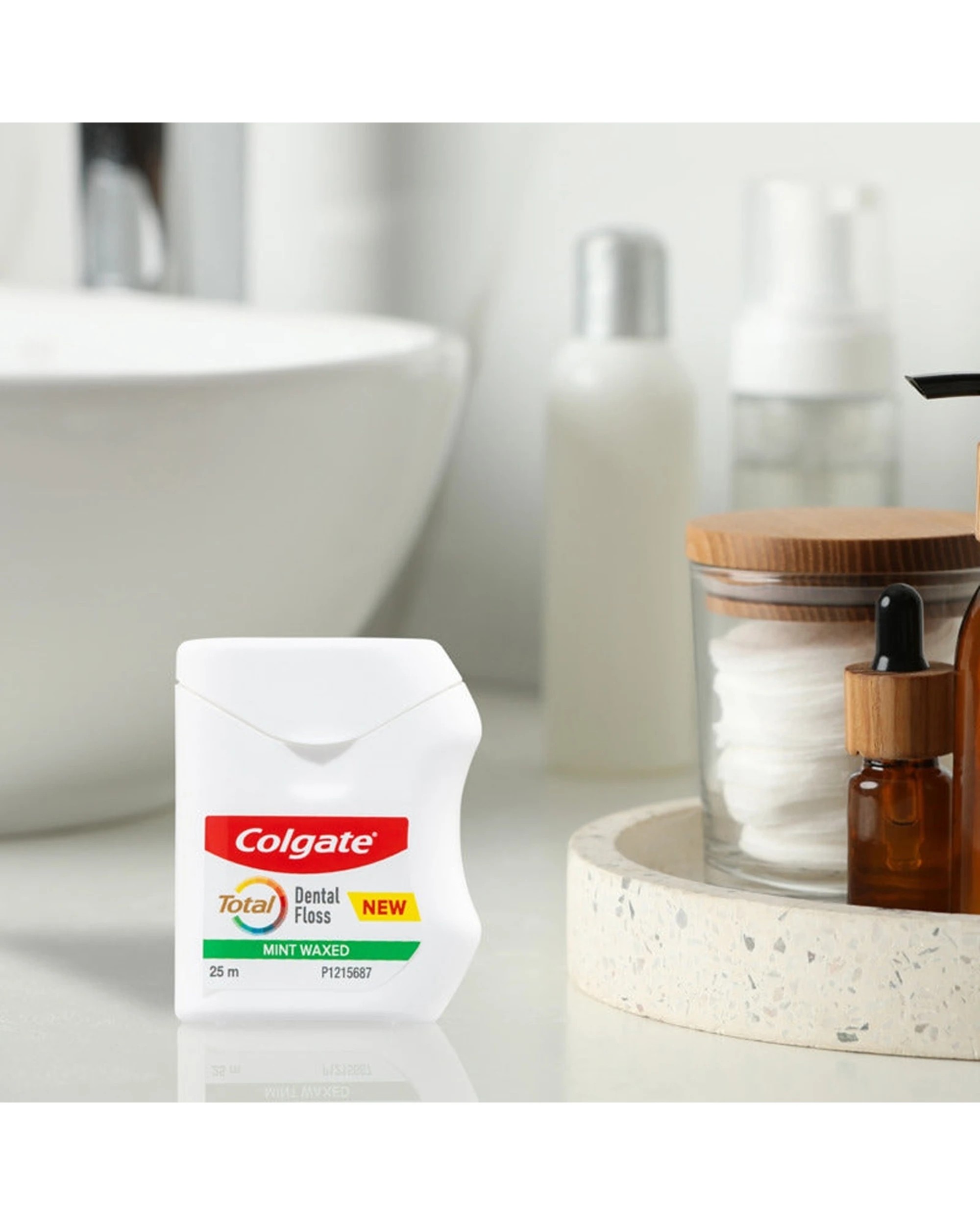 5 Colgate Total Mint Waxed Dental Floss 25m, 5 of 5