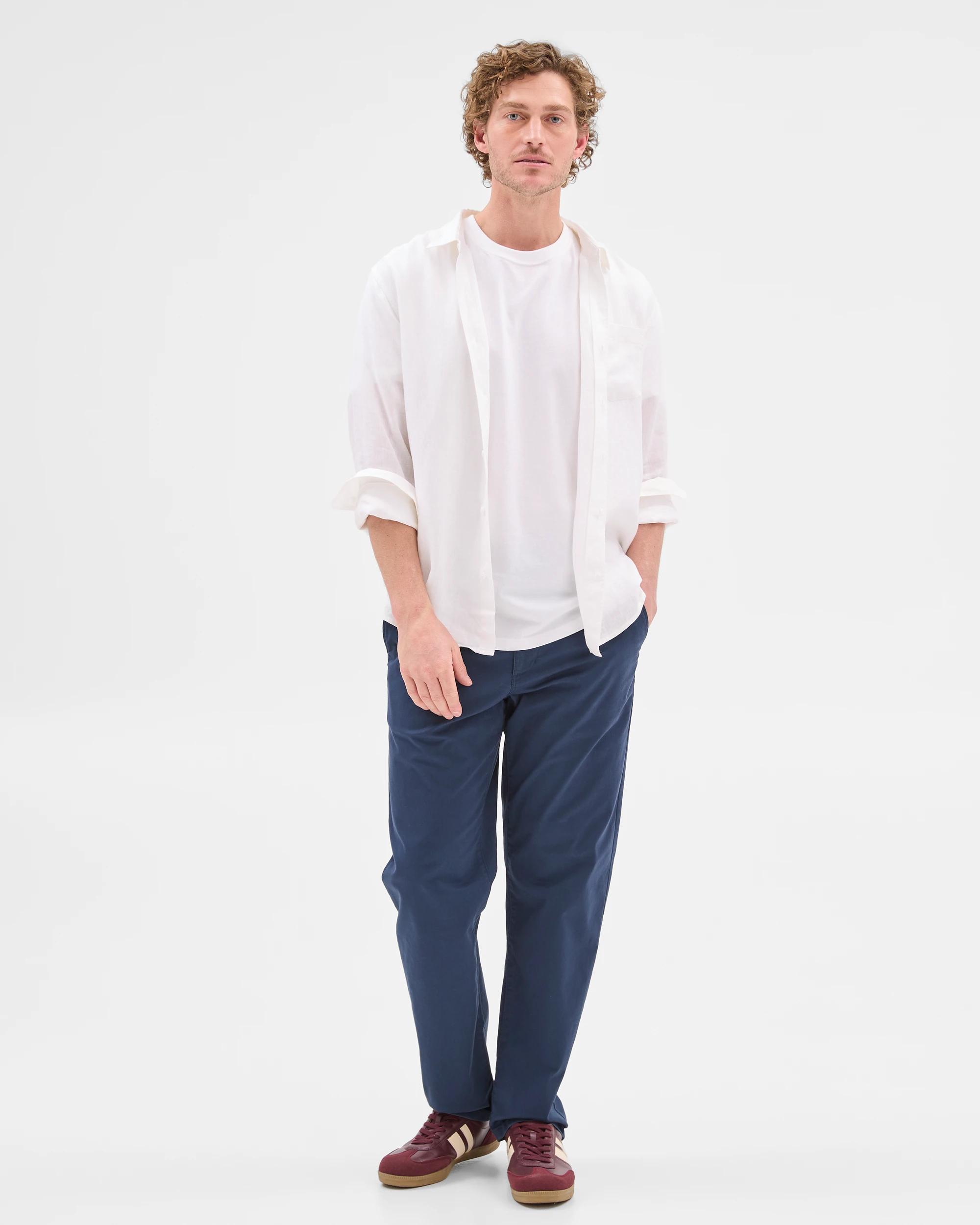 1 Target Australian Cotton Relaxed Fit Chino Pants BLUE NIGHT, 1 of 5