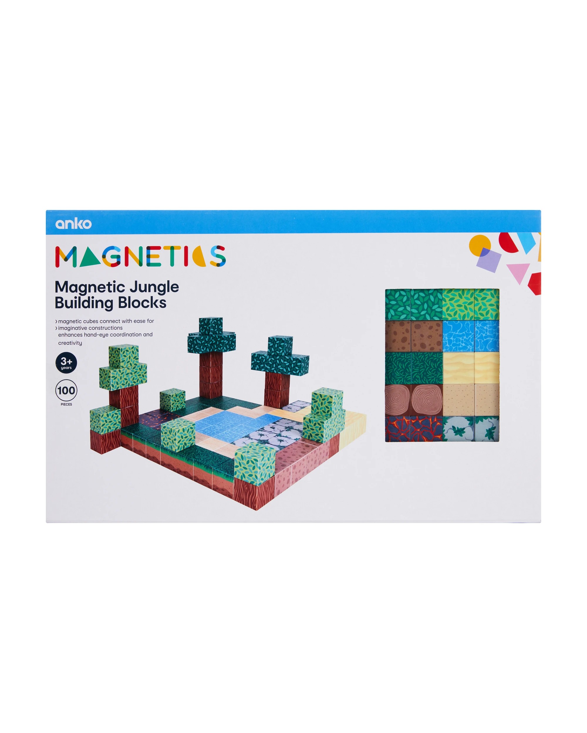 6 100 Piece Magnetic Jungle Building Blocks, 6 of 7