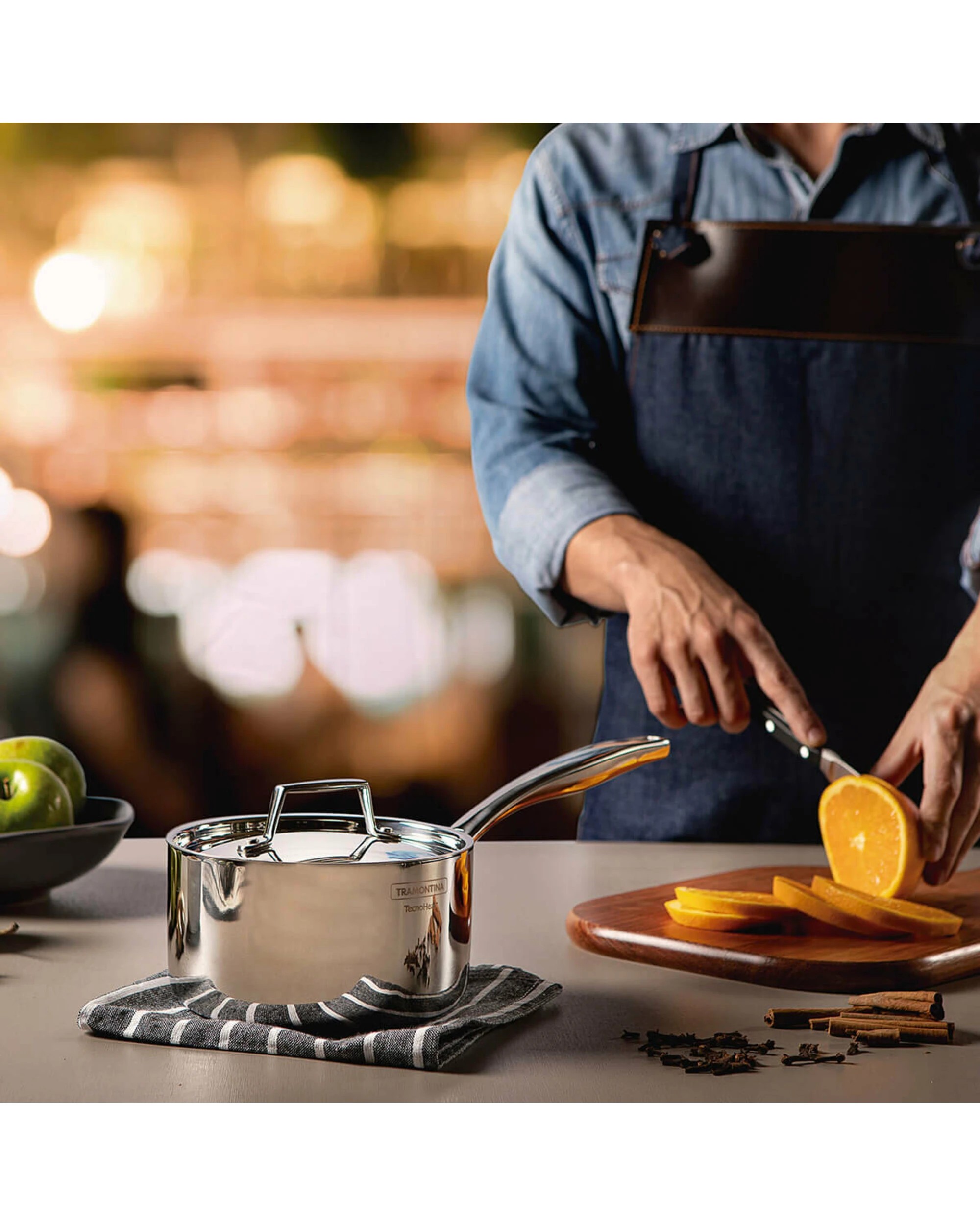 3 Tramontina Grano 16cm 1.7L Stainless Steel Sauce Pan, 3 of 5