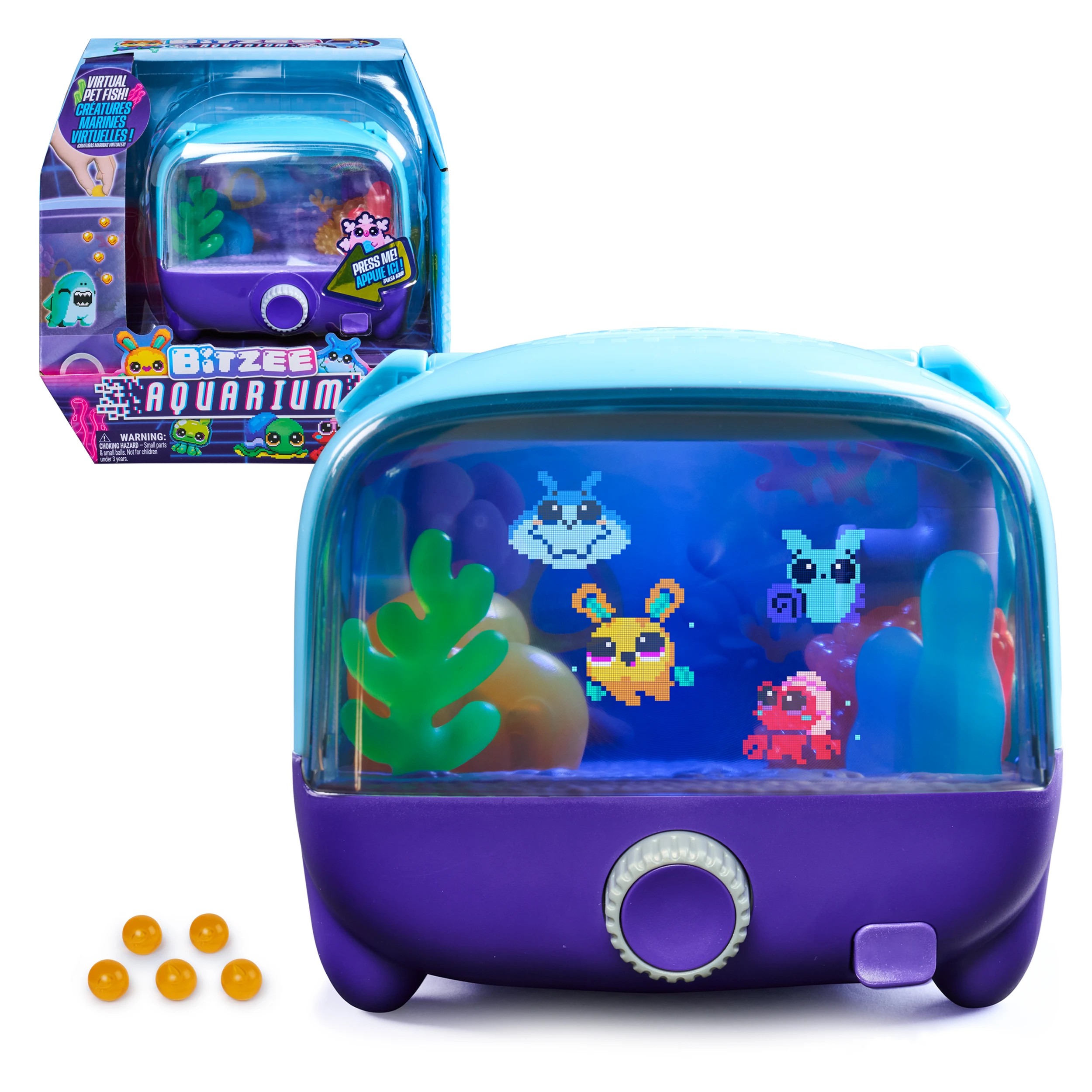 1 Bitzee Aquarium Interactive Digital Pet Tank, 1 of 9
