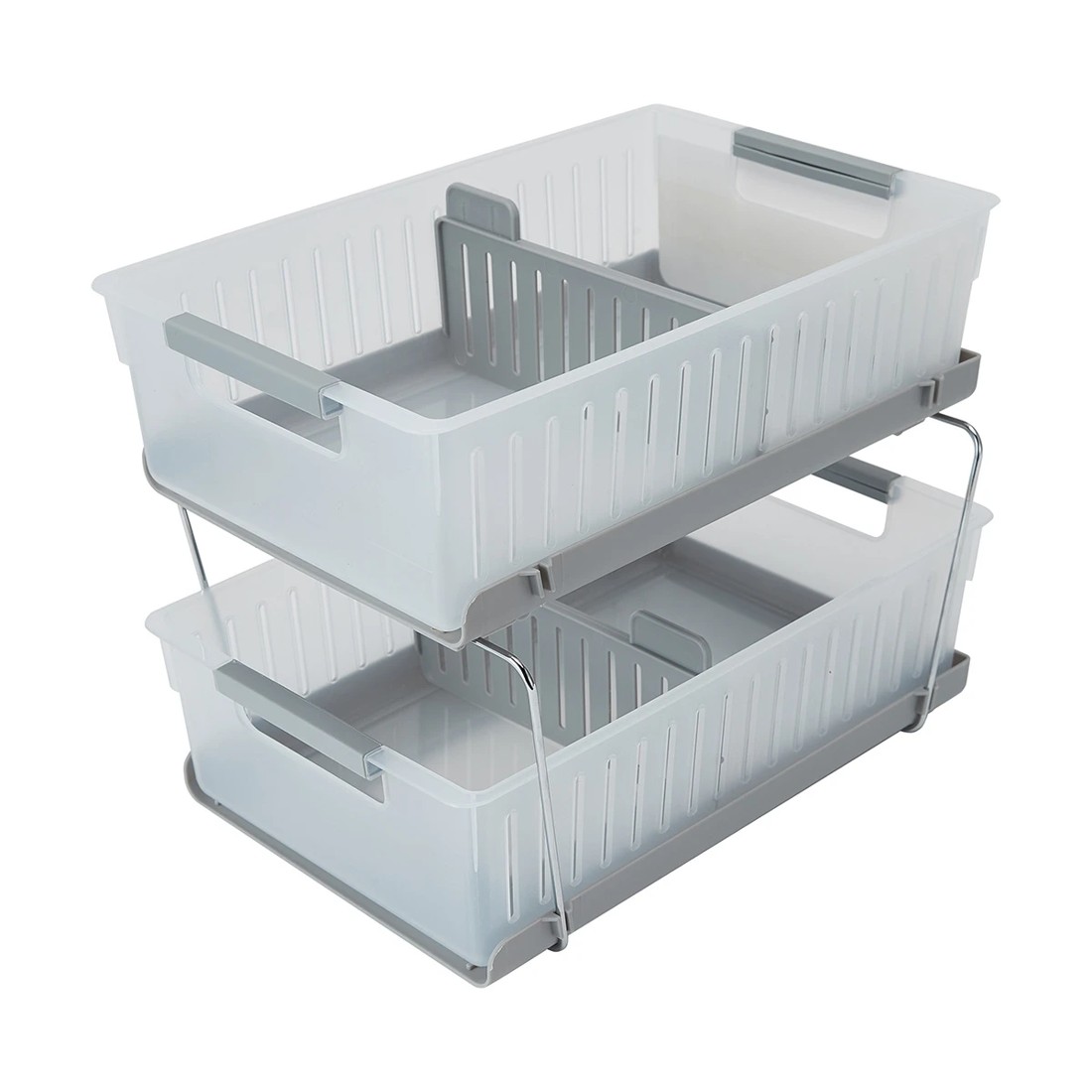 1 2 Tier Organiser with Dividers, 1 of 8