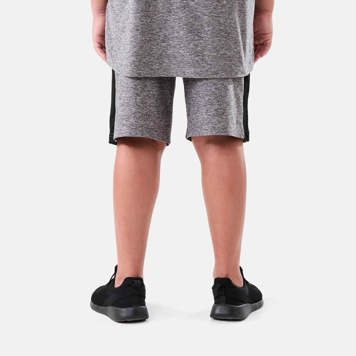 2 Active Kids Knit Shorts TEXTURED SPORT GREY, 2 of 7