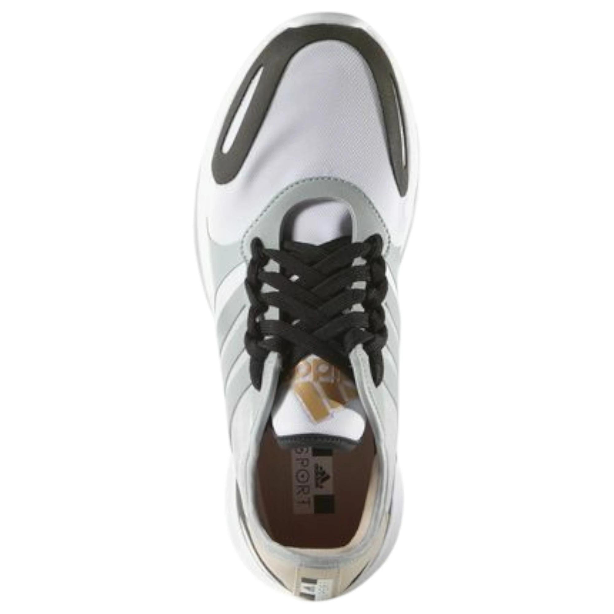 1 Adidas Womens Yvori Stella Sport Training Gym Sport Runners White Silver Shoes MULTI-COLOURED, 1 of 5