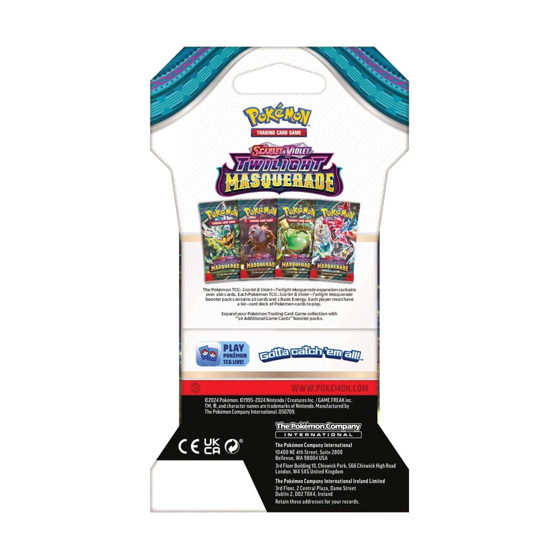 7 Pokemon Trading Card Game: Scarlet & Violet Twilight Masquerade Blister Pack - Assorted, 7 of 7