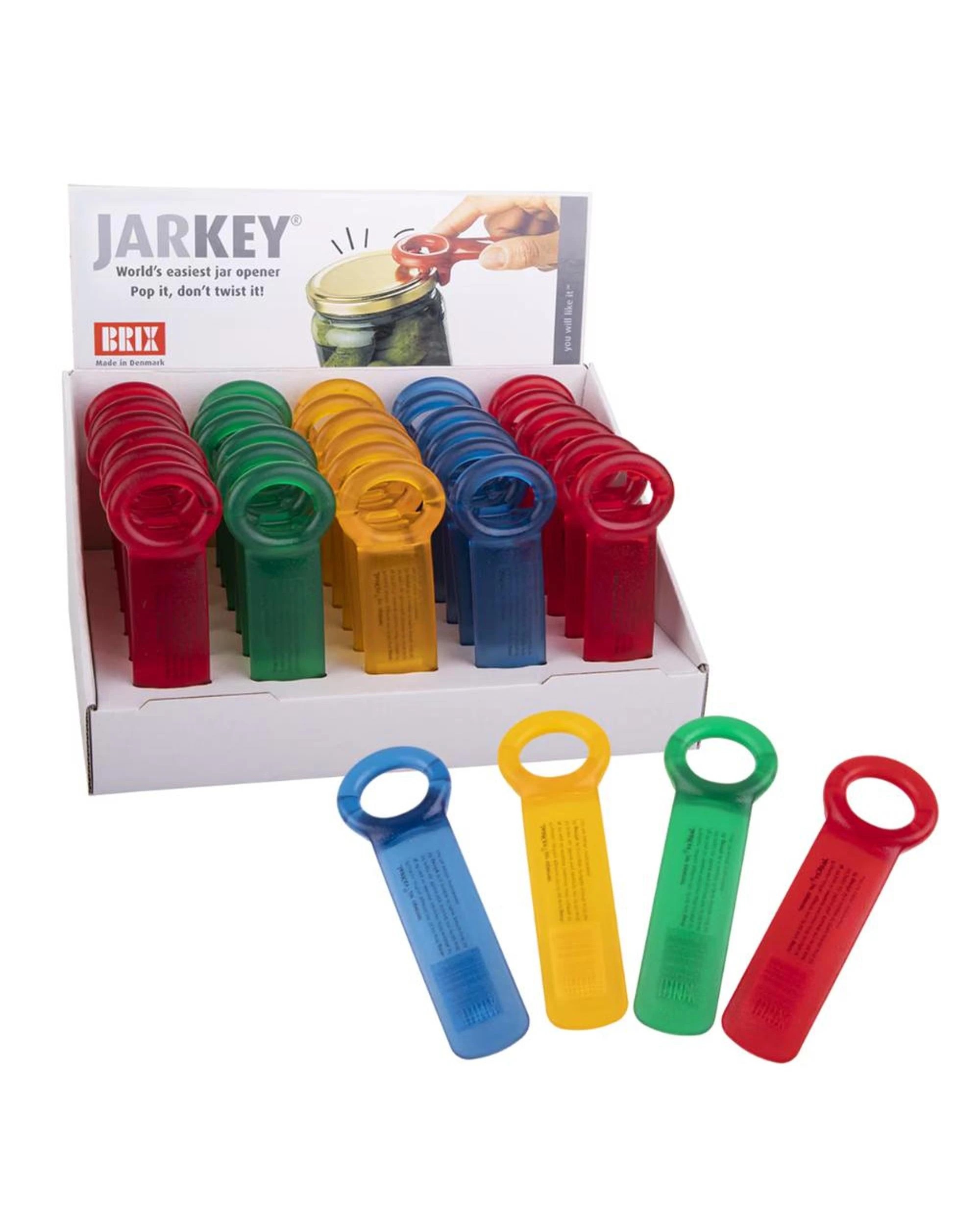 1 Brix Jarkey Frost Jar Opener  Assorted Colours  Set of 2, 1 of 3