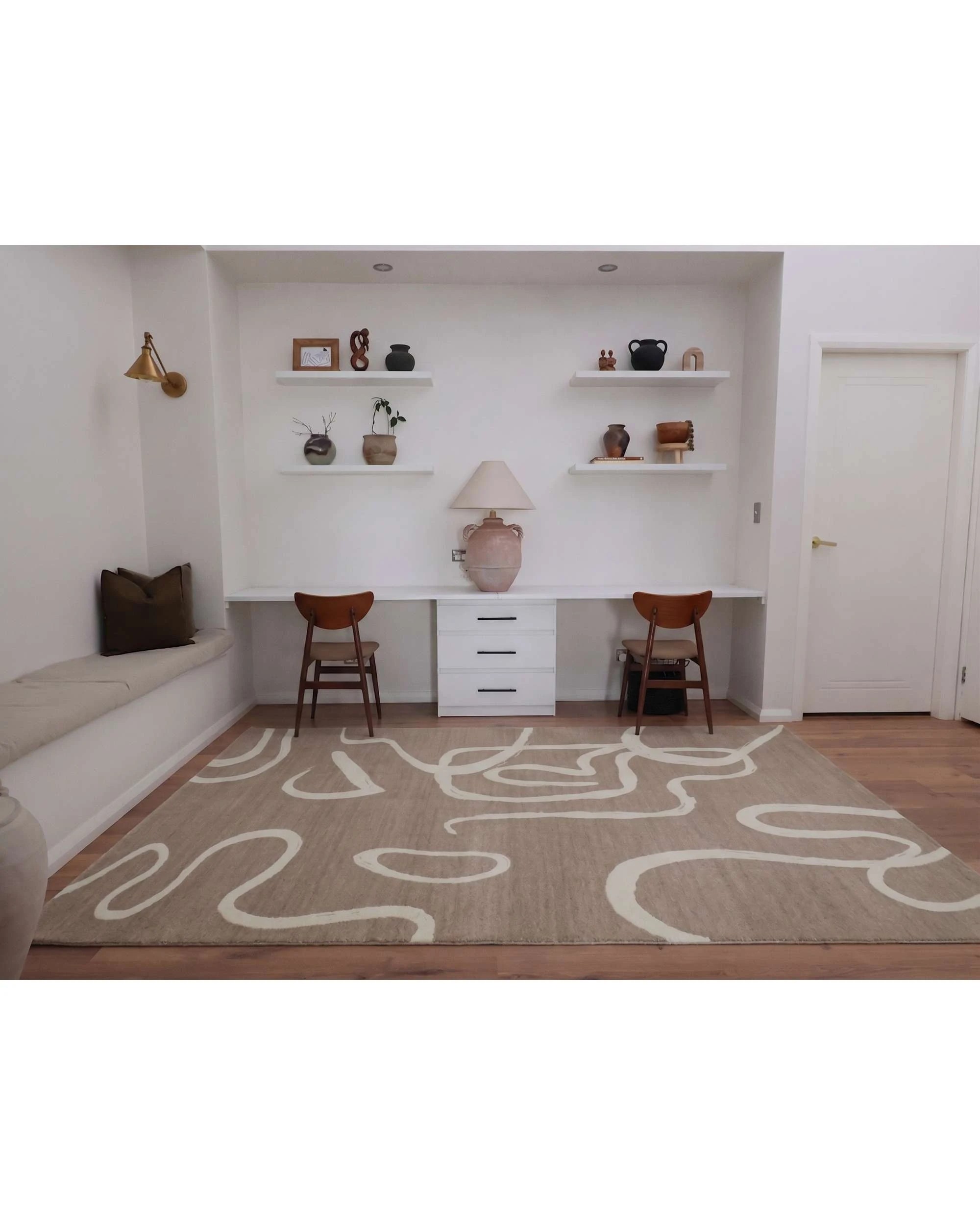9 Loopsie Piata Washable Rug-330cm x 240cm - Beige - Beige, 9 of 9