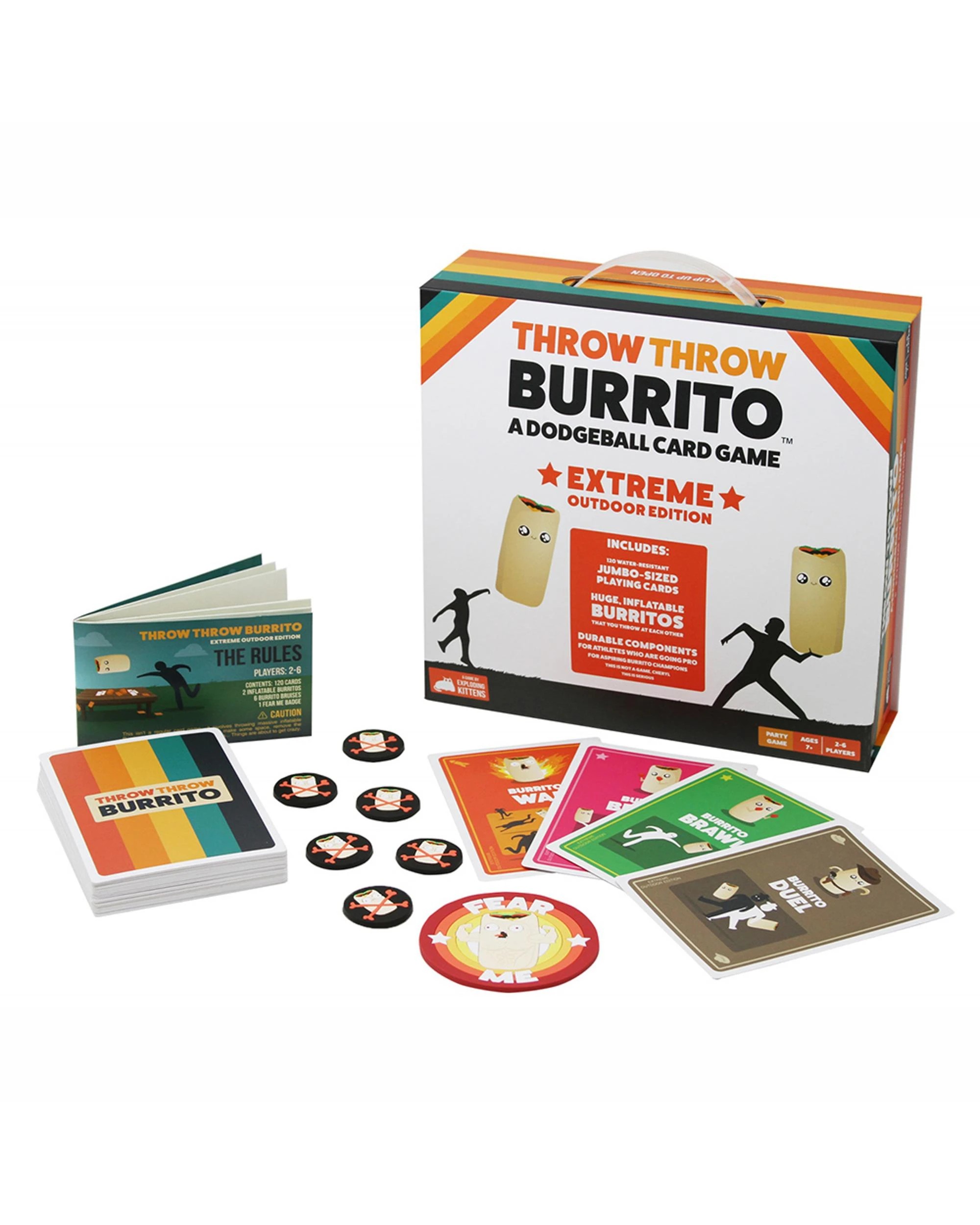 1 Exploding Kittens LLC Throw Throw Burrito Extreme Outdoor Edition Board Game, 1 of 5