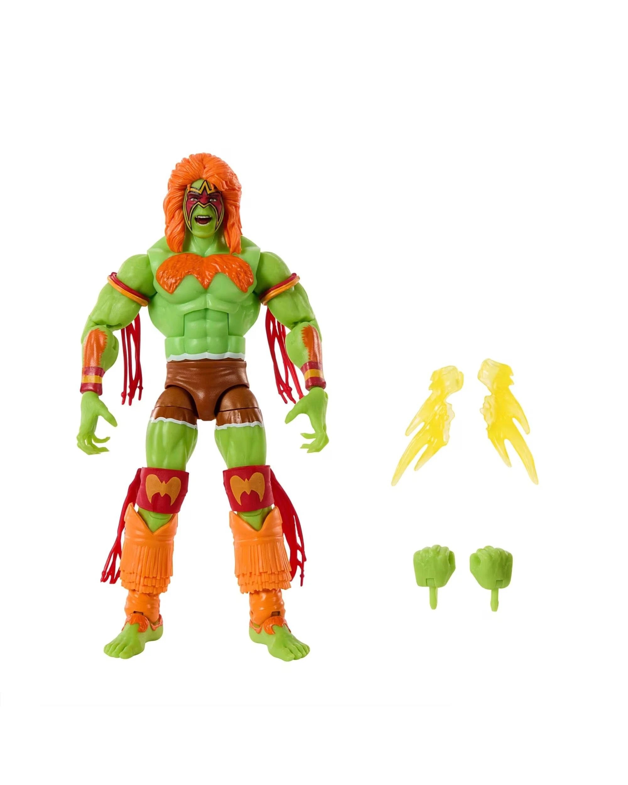 2 WWE x Street Fighter Ultimate Warrior as Blanka Action Figure, 2 of 6