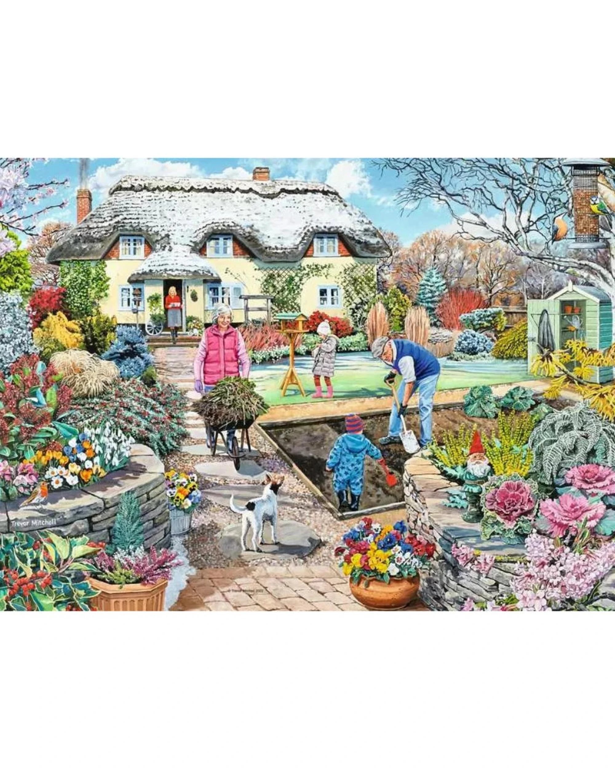2 Ravensburger Grandad's Garden 500 Piece Jigsaw Puzzle, 2 of 2