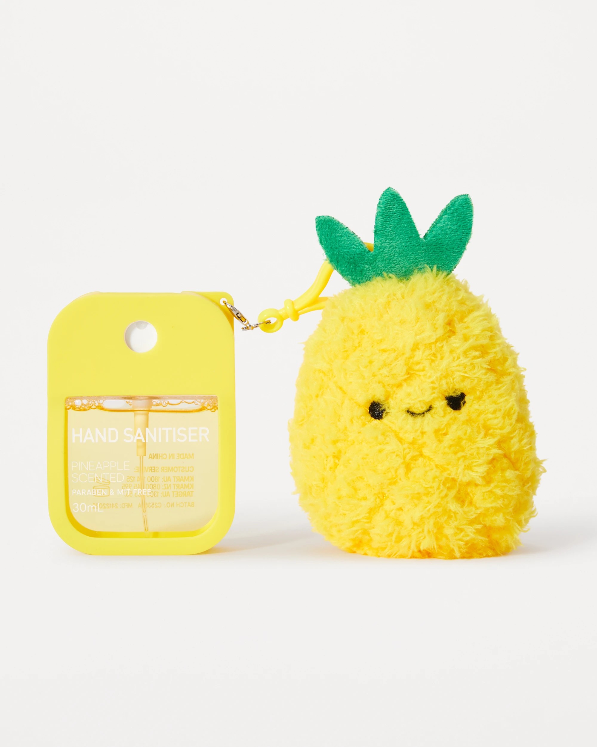 1 OXX Bodycare Hand Sanitiser with Decoration 30ml - Pineapple Scented, 1 of 6