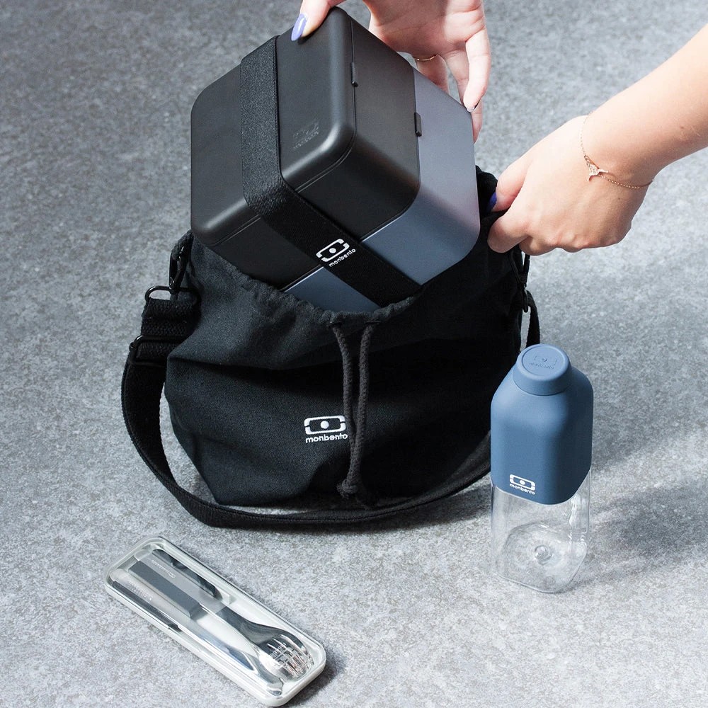 2 Monbento Mb Fresh Insulated Lunch Bag - Black, 2 of 5