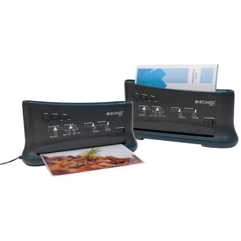 1 Bindomatic DUO Thermal Binder & Laminator, 1 of 4