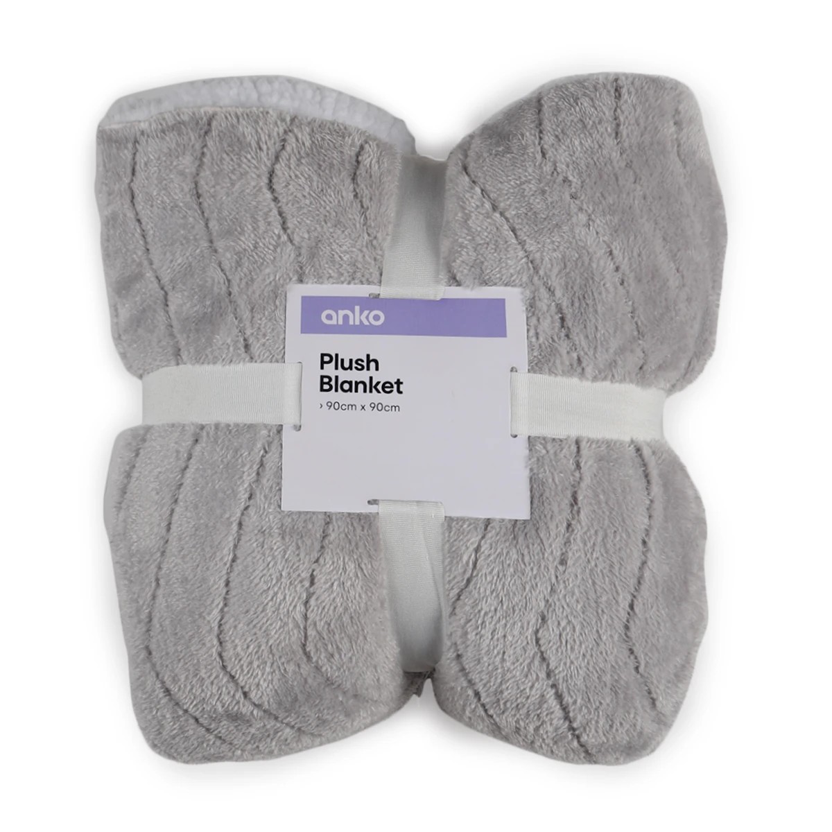 4 Plush Blanket - Grey, 4 of 4