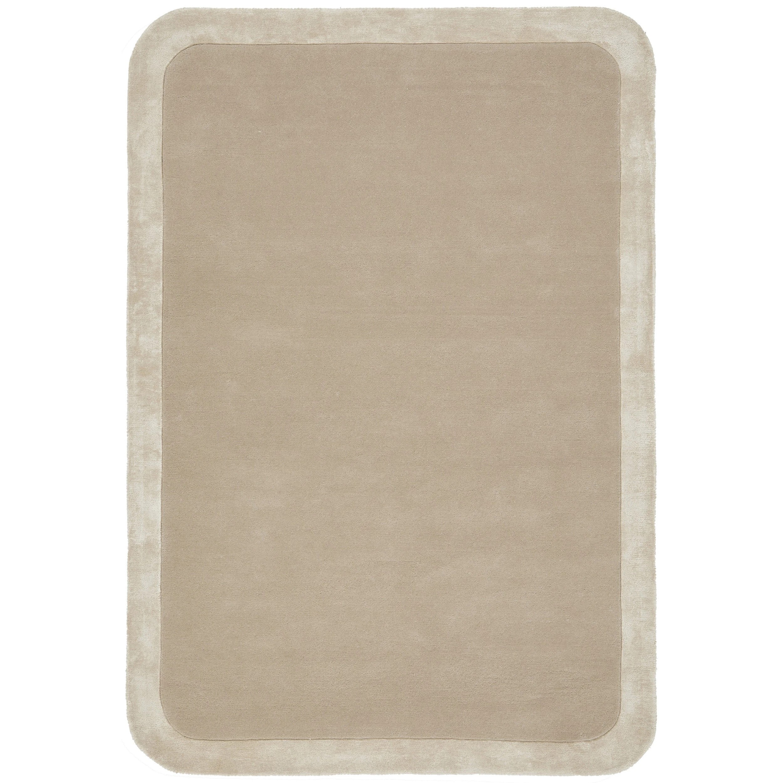 1 Common Ground Rugs Nexus Husk 280x190cm - Large Hand Tufted Rug - Beige, 1 of 7