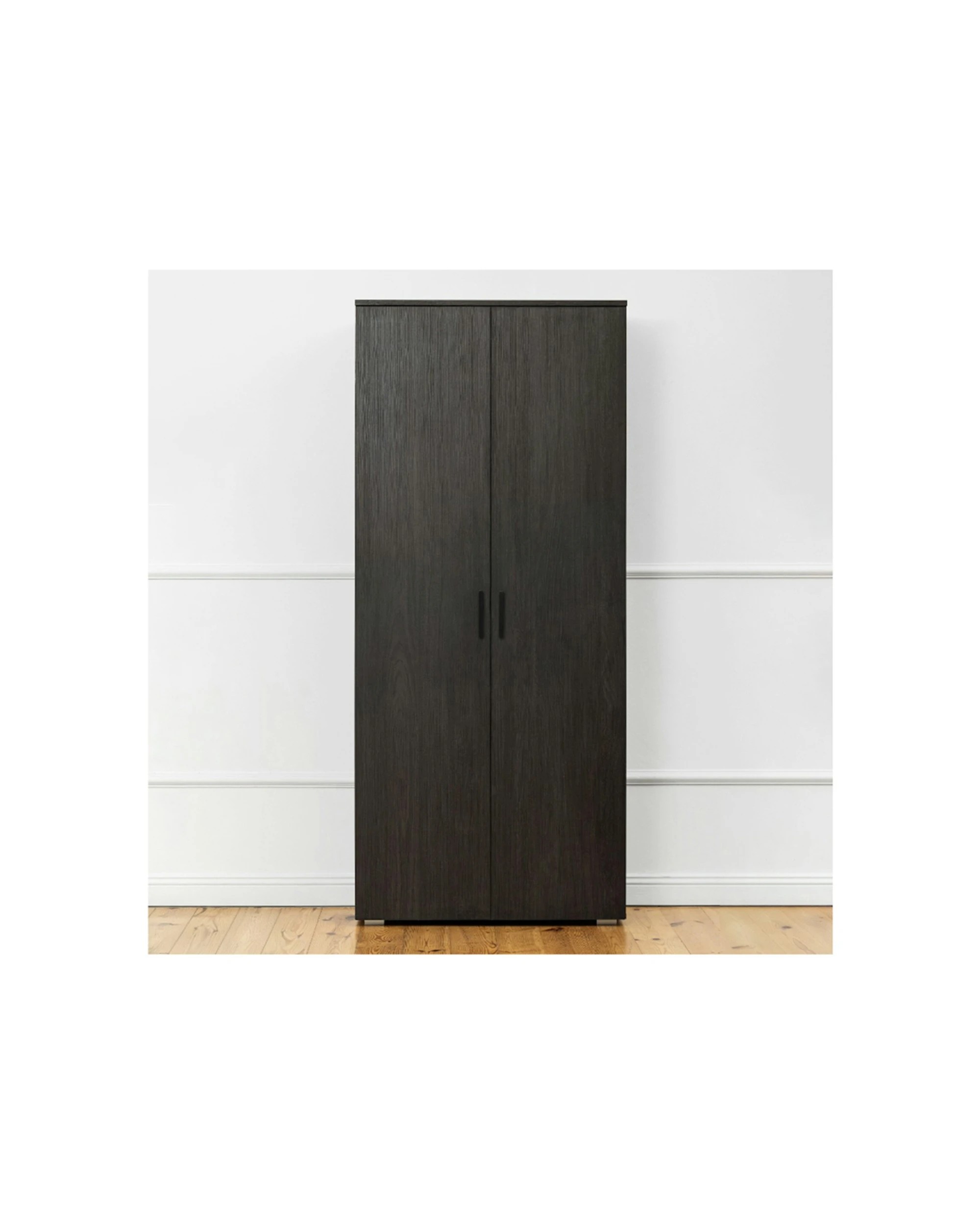 2 European Cabinetry Stockholm Nordic Ash Storage Cupboard Scandi Handle - Brown, 2 of 5