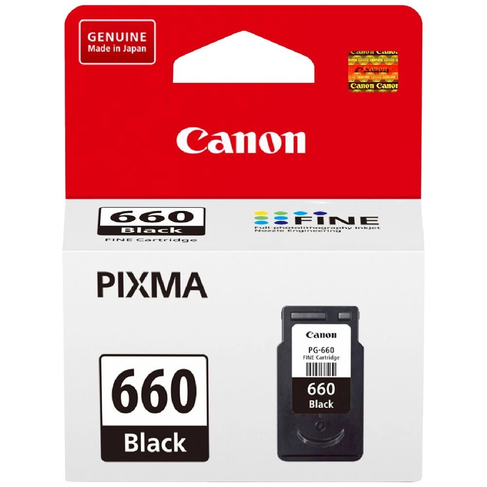 1 Canon Pigment Ink Cartridge Black PG660, 1 of 2