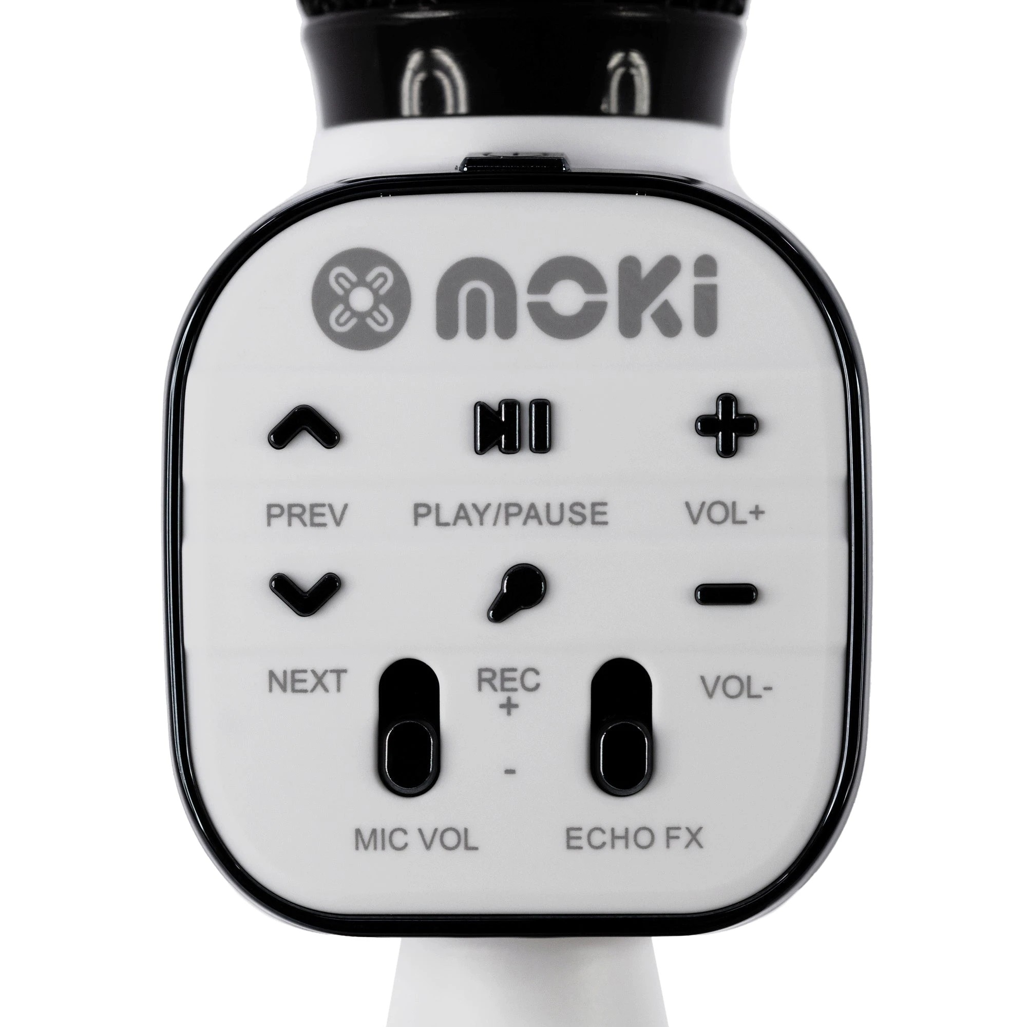 3 Moki Popstar Karaoke Microphone - Black, White - Multi, 3 of 4