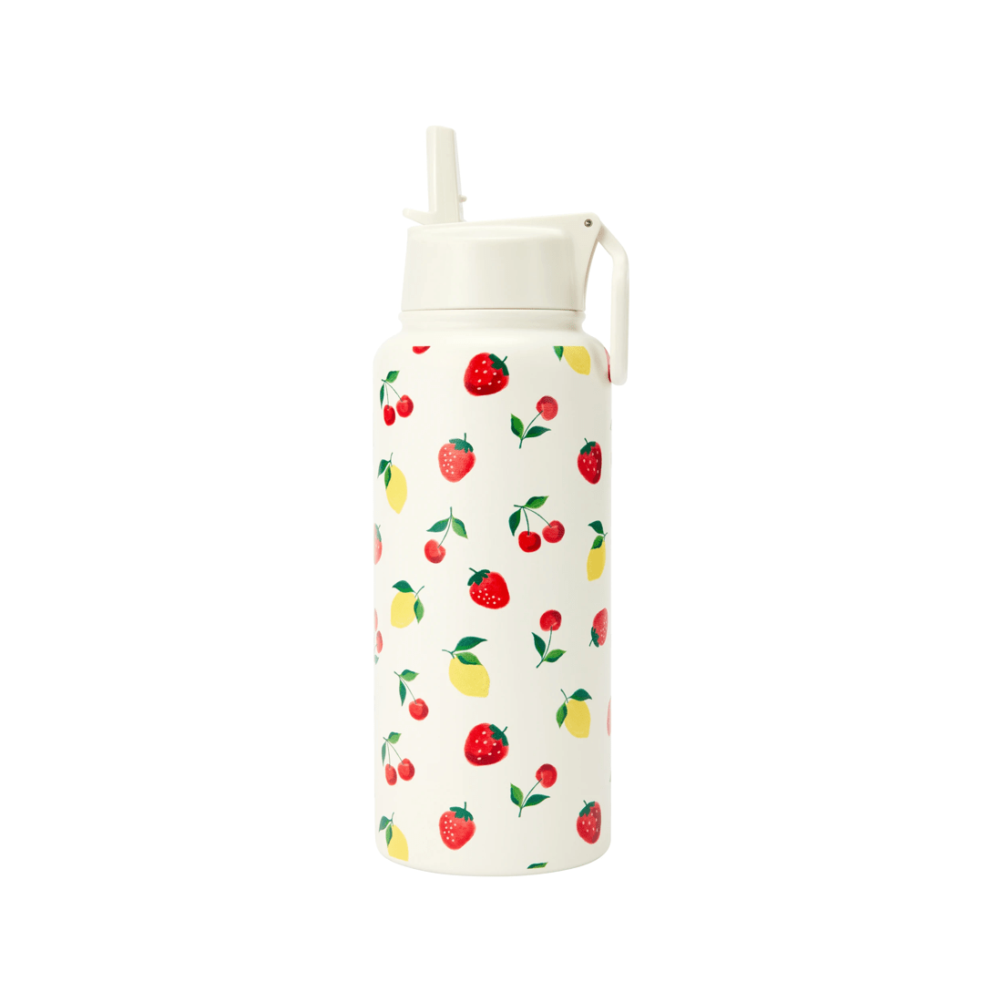 1 960ml Double Wall Insulated Cylinder Drink Bottle - Fruits, 1 of 6
