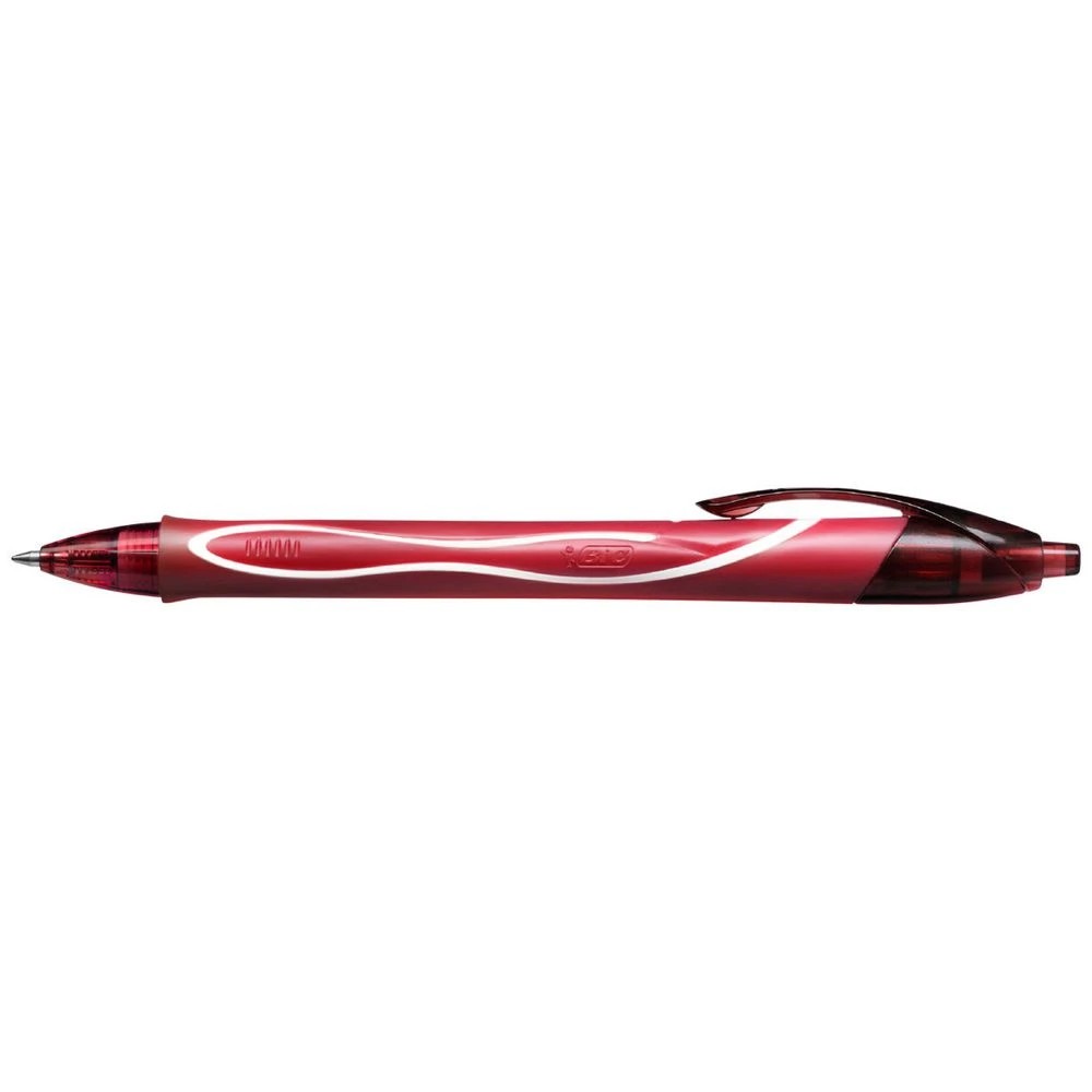 1 BIC Gelocity Quick Dry Retractable Gel Pen 0.7mm Red, 1 of 8