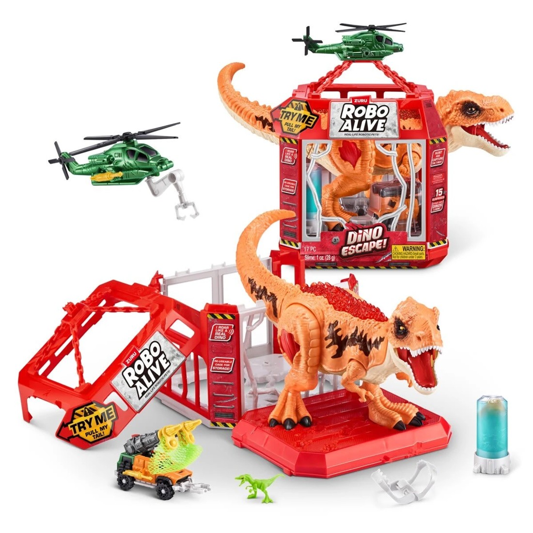 2 17 Piece Zuru Robo Alive Dino Escape Series 1, 2 of 10
