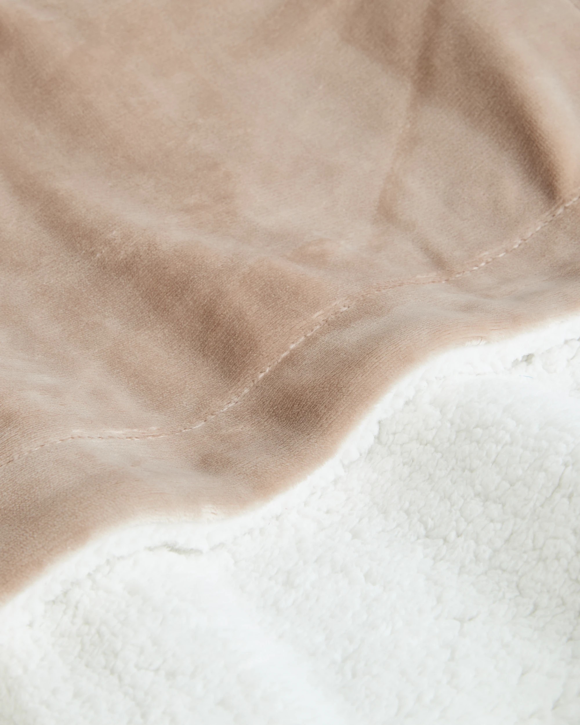 2 Target Ruby Fleece Sherpa Blanket - Double Bed - Natural, 2 of 2