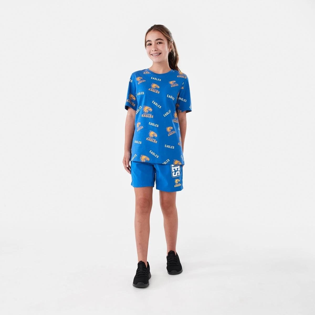 6 Official AFL Kids All Over Print T-shirt West Coast, 6 of 10