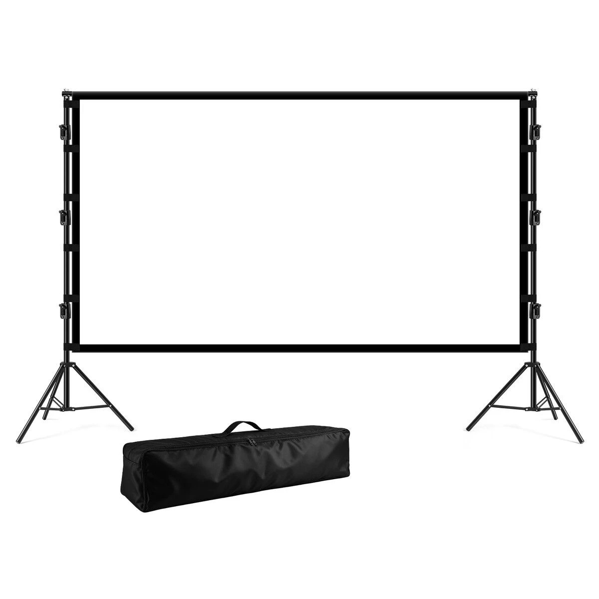 4 AUSWAY 150 Inch Projector Screen Tripod Stands 4K Ultra HD 16:9 Large, 4 of 4