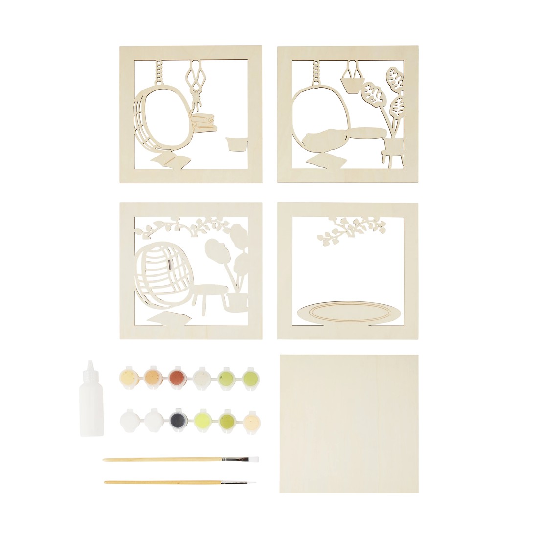 2 20 Piece Paint Your Own 3D Wooden Kit - Rest Time, 2 of 3