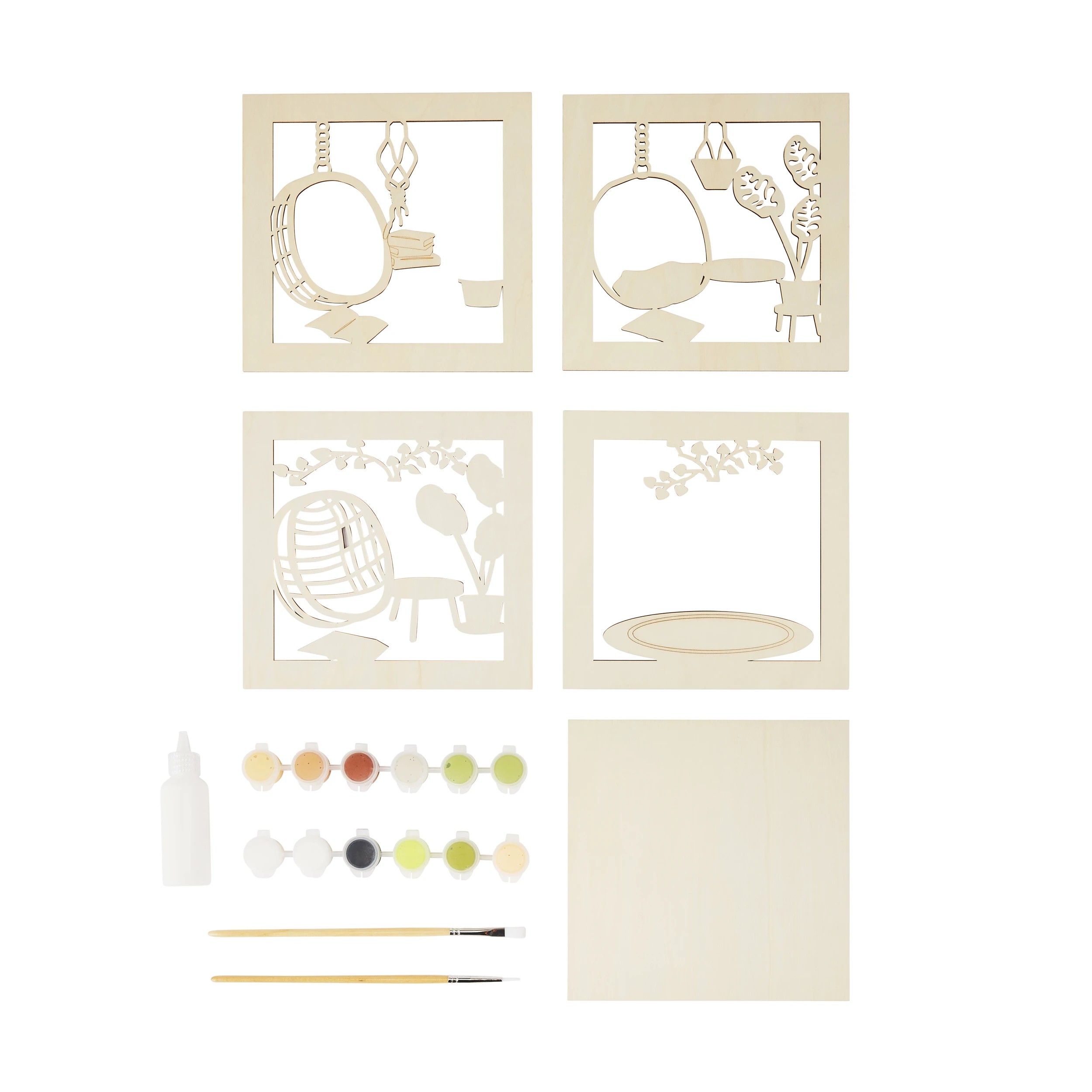 2 20 Piece Paint Your Own 3D Wooden Kit - Rest Time, 2 of 3
