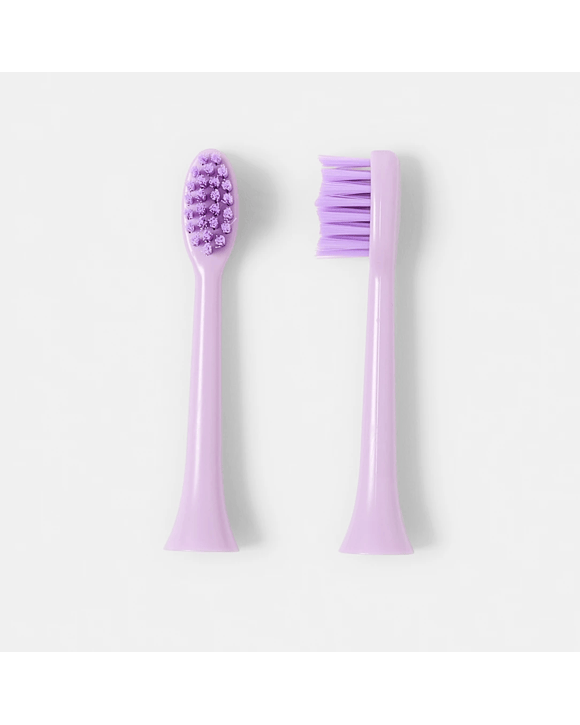 OXX Bodycare 2 Pack Electric Toothbrush Replacement Heads - Purple Iridescent