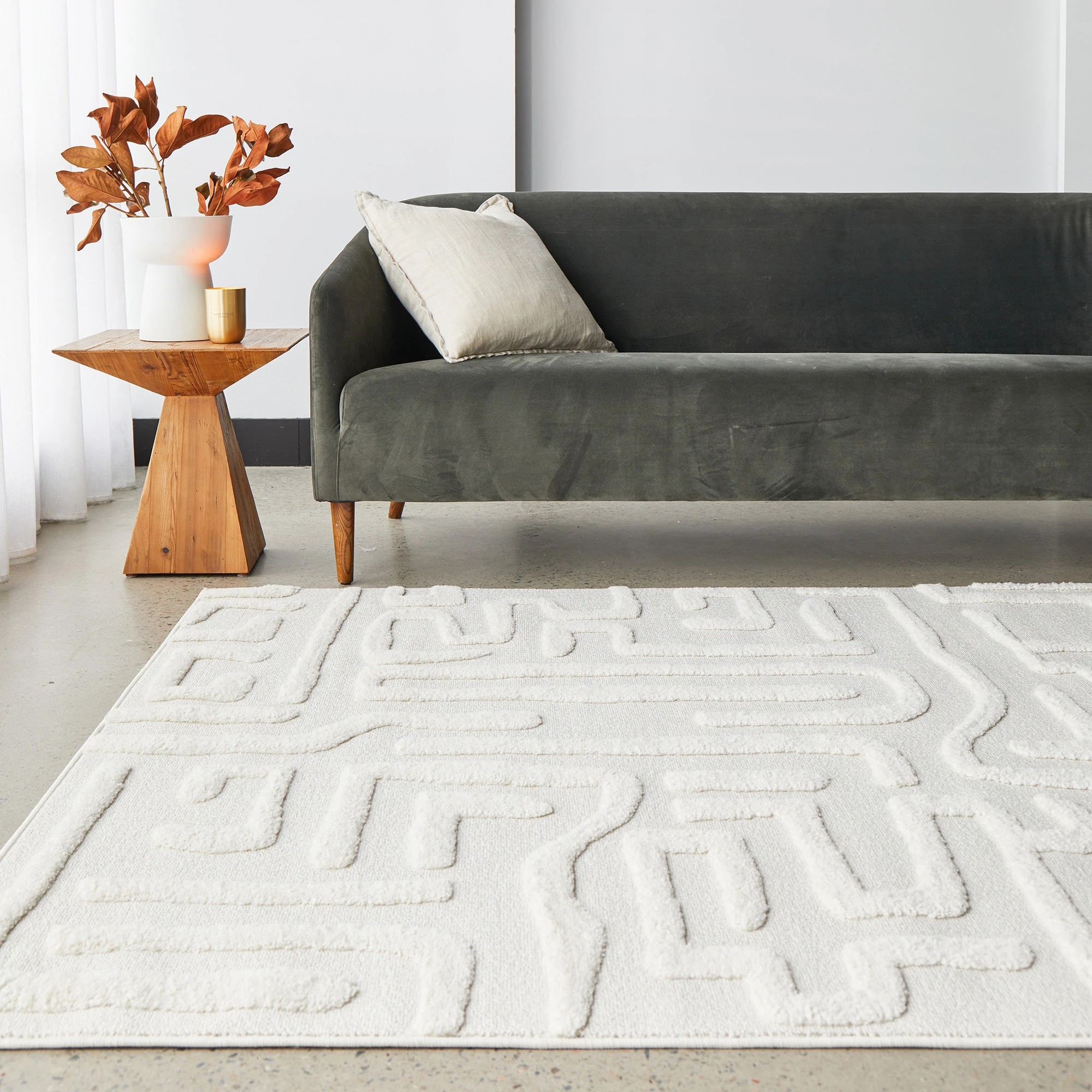 1 Common Ground Rugs Lyrica Arlo 290x200cm - Large Floor Rug - Natural, 1 of 6