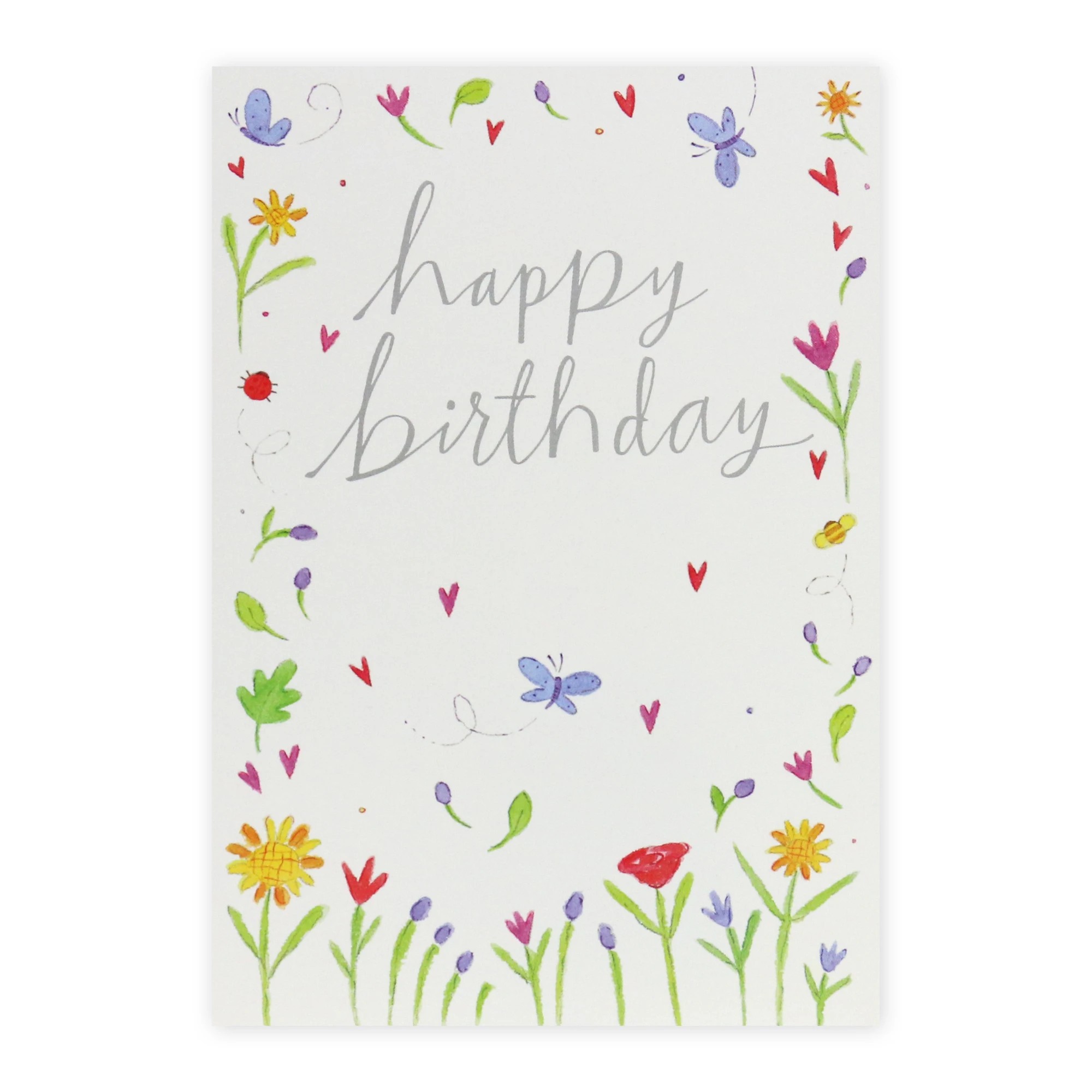 3 Creative Publishing from Hallmark Birthday Card - Soft Florals, 3 of 3