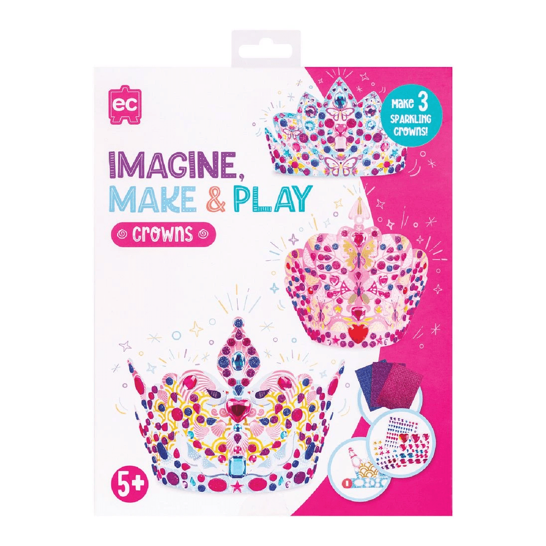 1 Imagine, Make & Play Crowns and Tiaras 3 Pack, 1 of 5