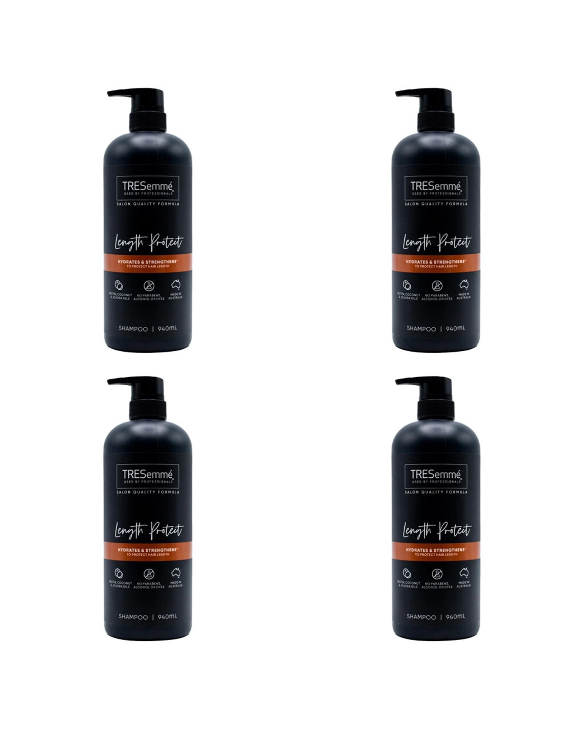 1 TRESemme 4PK Hair Shampoo Bathroom Shower Length Protect 940ml - Multi, 1 of 3