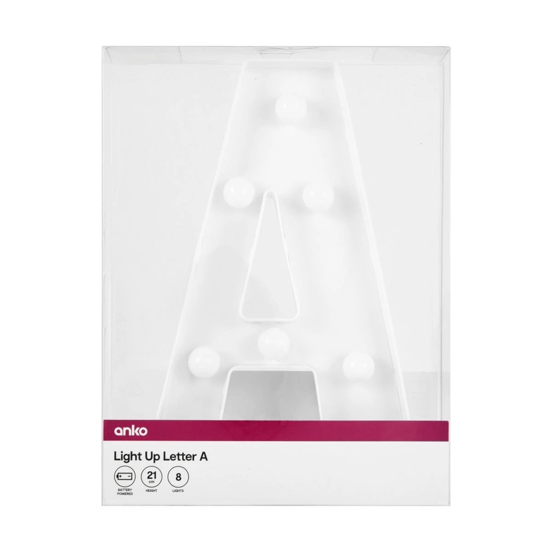 4 Light Up Letter - A, 4 of 5